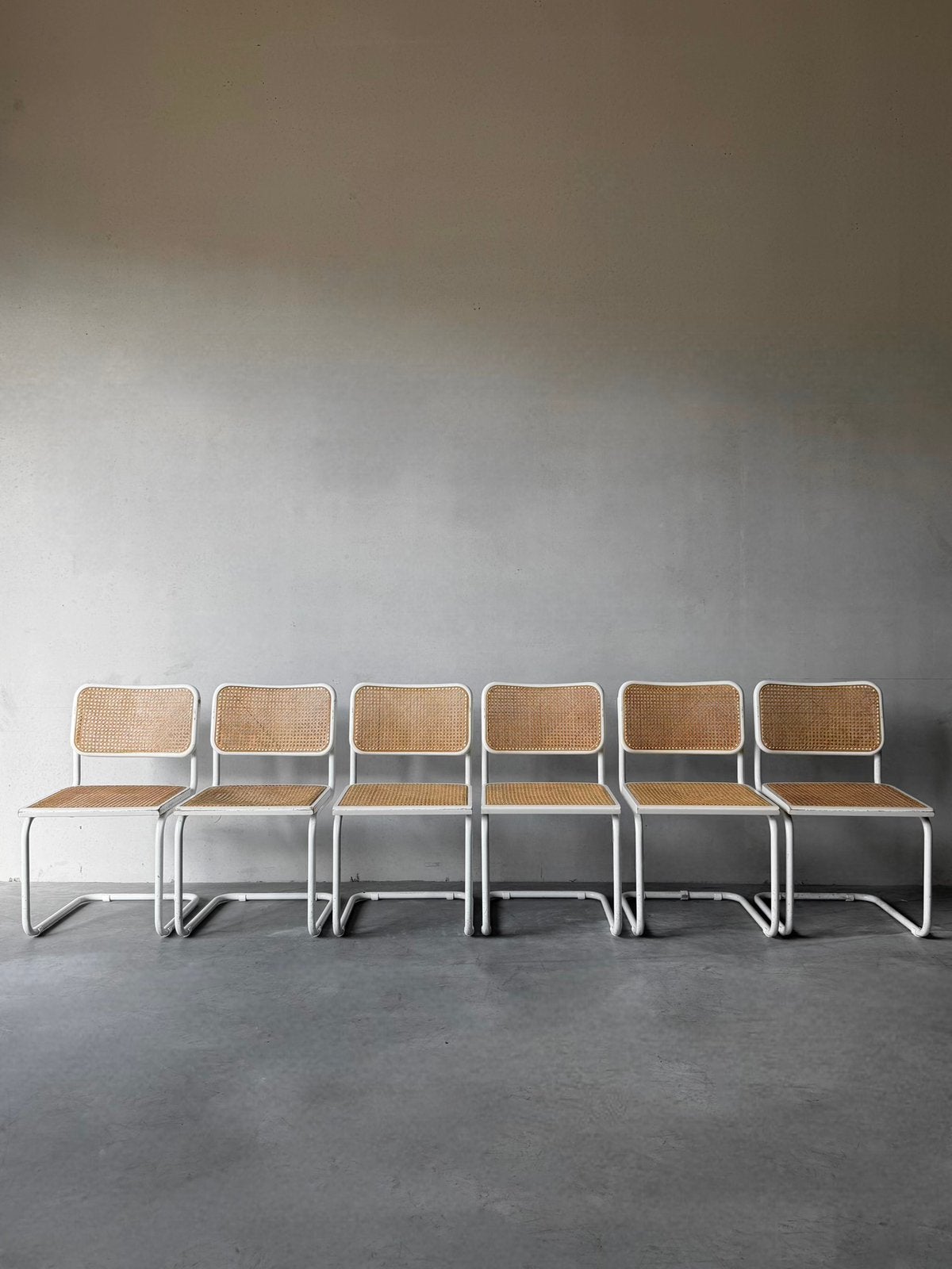 Set van 6 Cesca Marcel Breuer eetkamerstoelen, Huis en Inrichting, Ophalen