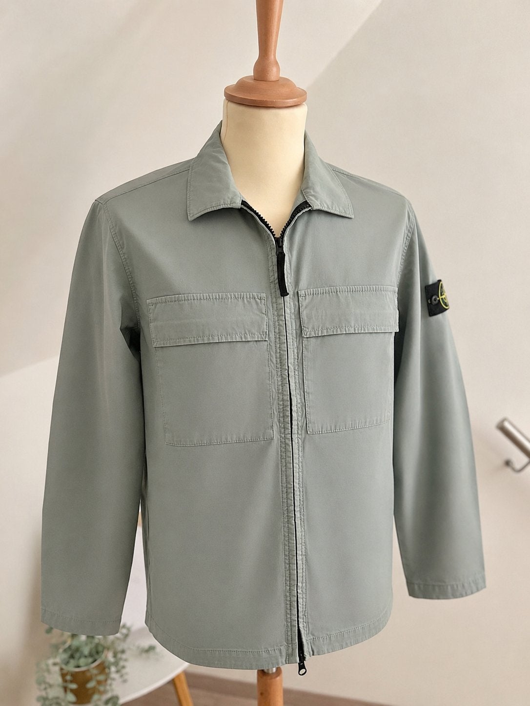 Jas Stone Island, Enlèvement, Comme neuf, Taille 48/50 (M), Bleu