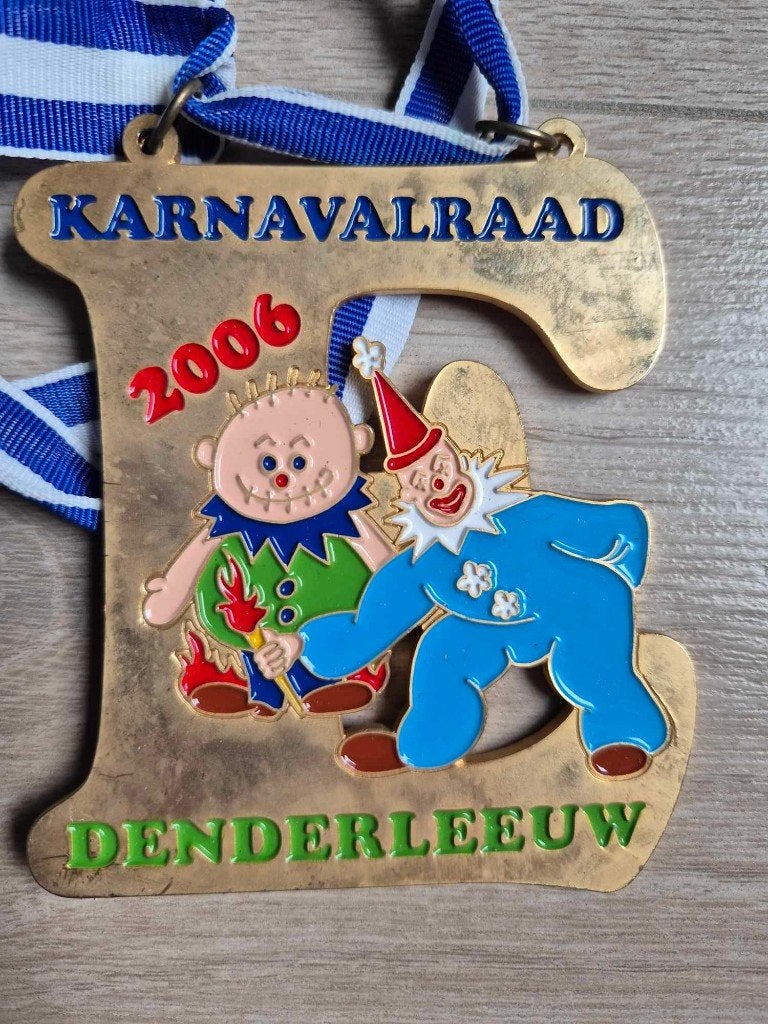 Carnaval medaille Denderleeuw 2006, Ophalen of Verzenden