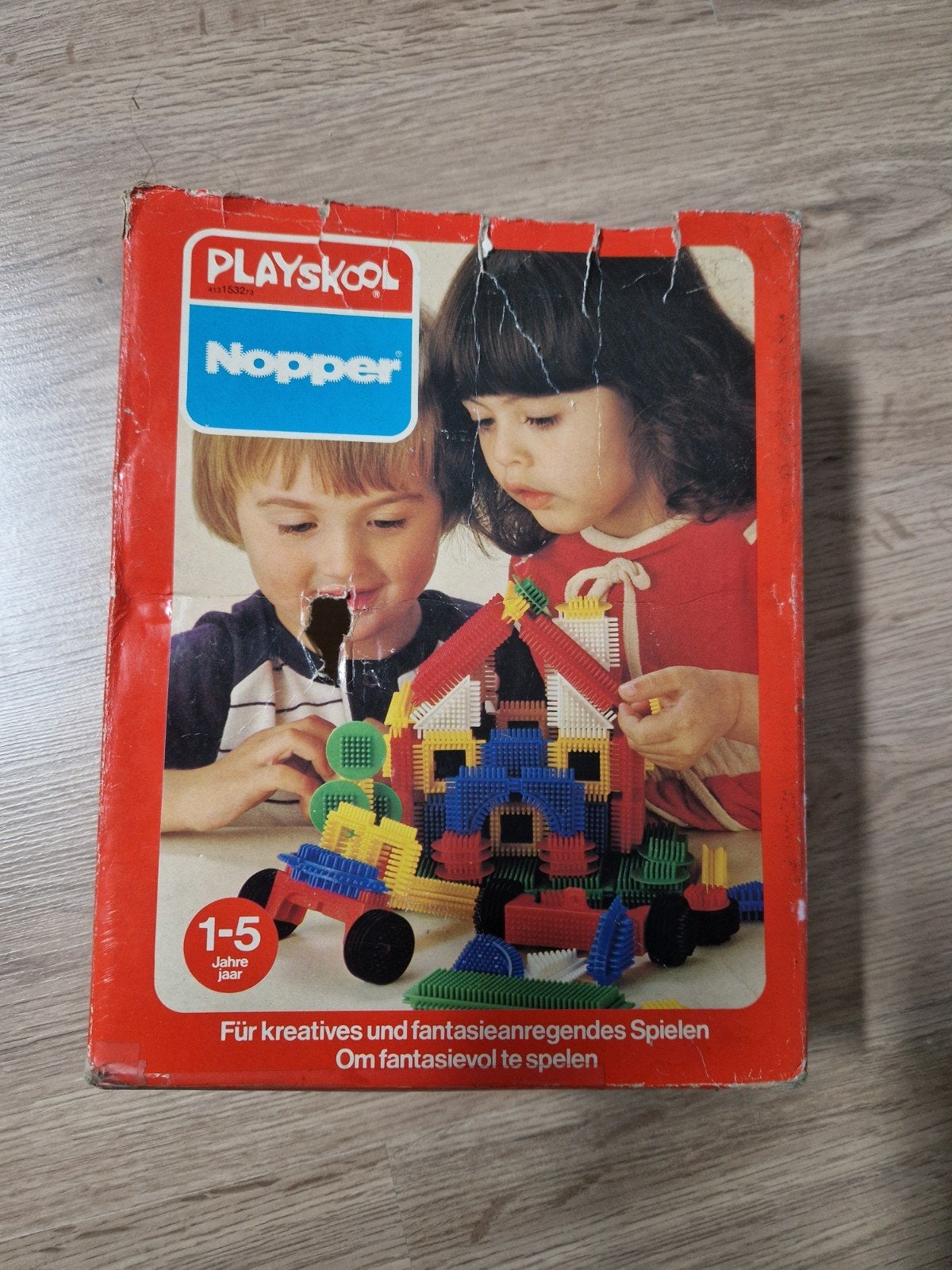 Vintage Playskool Nopper, Kinderen en Baby's, Speelgoed | Bouwstenen, Nopper, Ophalen