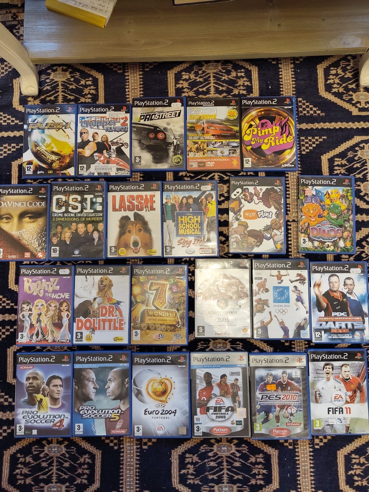 lot PlayStation 2 games, Ophalen