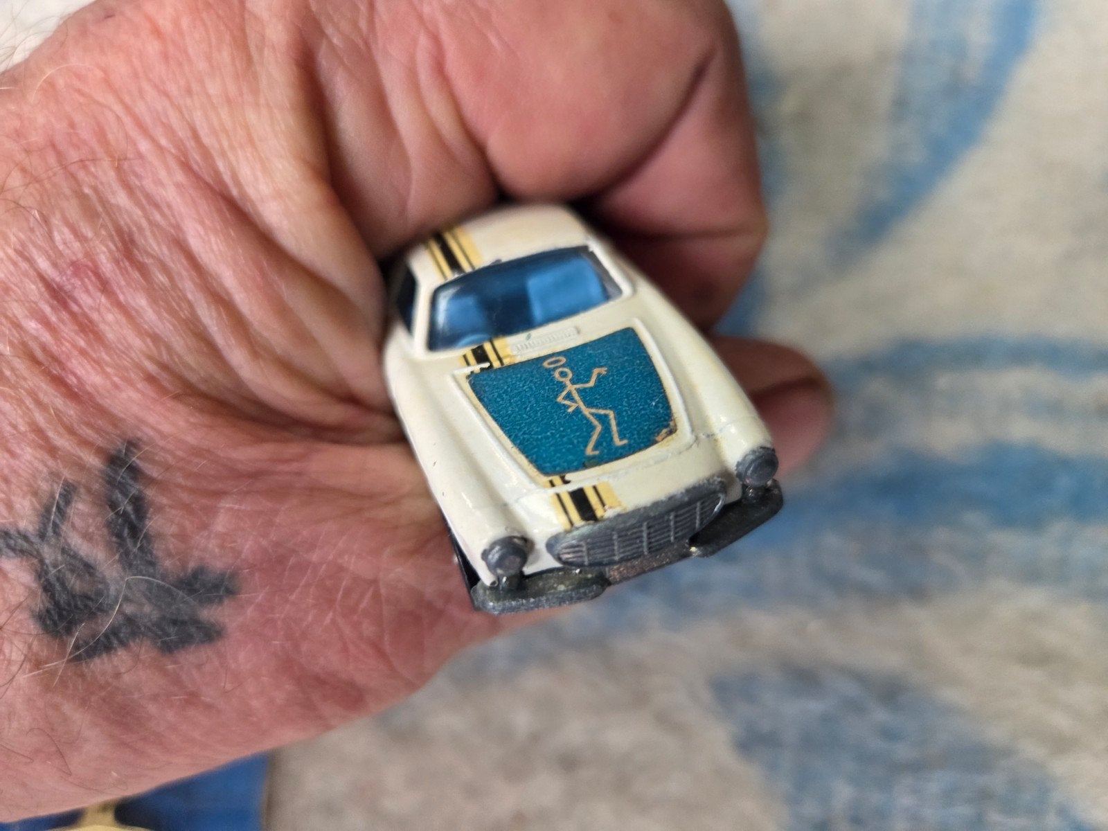 CORGI JUNIORS VOLVO THE SAINT ORIGINAL RARE+RAYURES NOIRES, Enlèvement ou Envoi, Utilisé