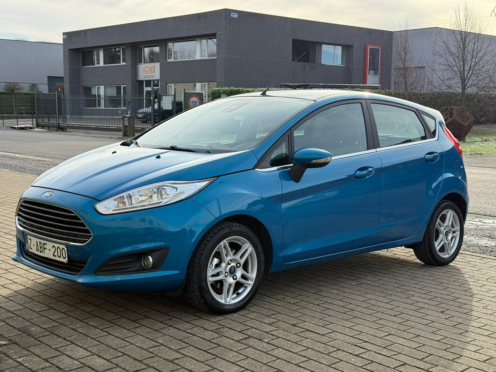 Ford Fiesta 2014 1.0 Superbe État Courroie Ok Carnet Complet, Euro 5, Stof, Blauw, Particulier