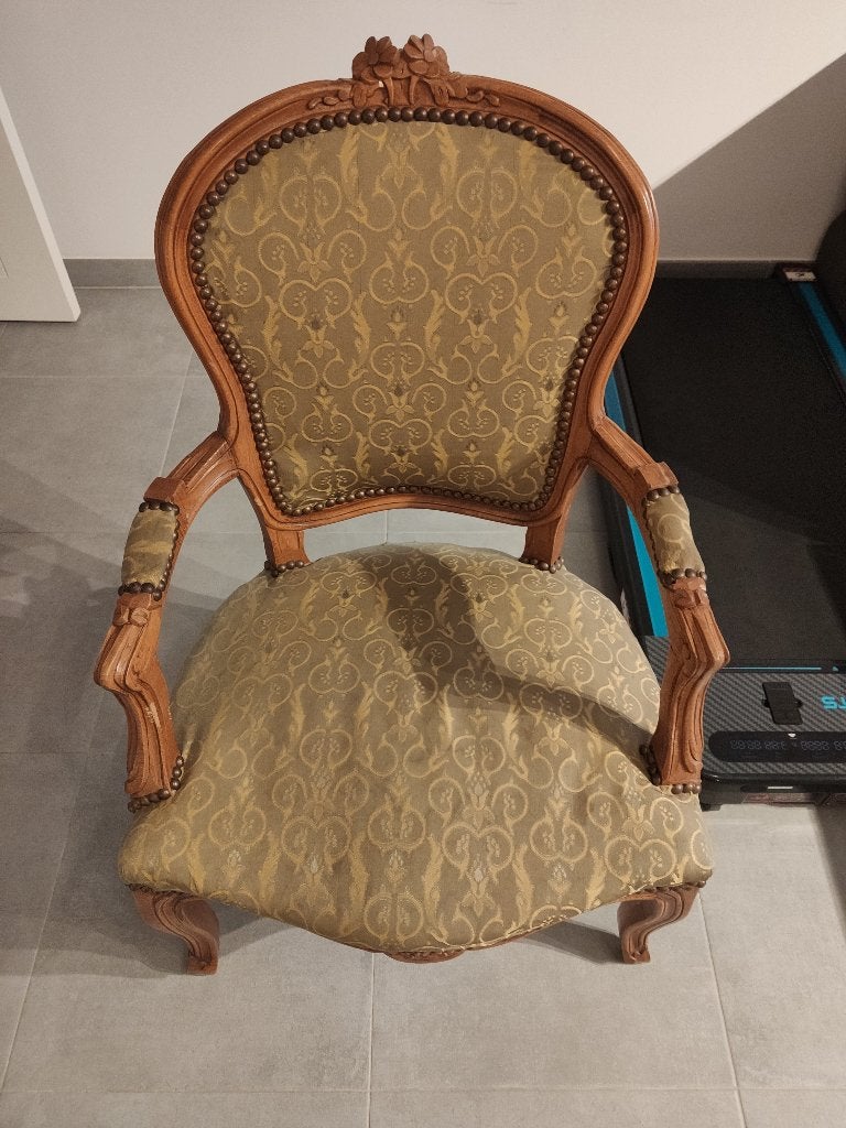2 Fauteuils cabriolet style Louis XV – À rénover / Vintage, Enlèvement
