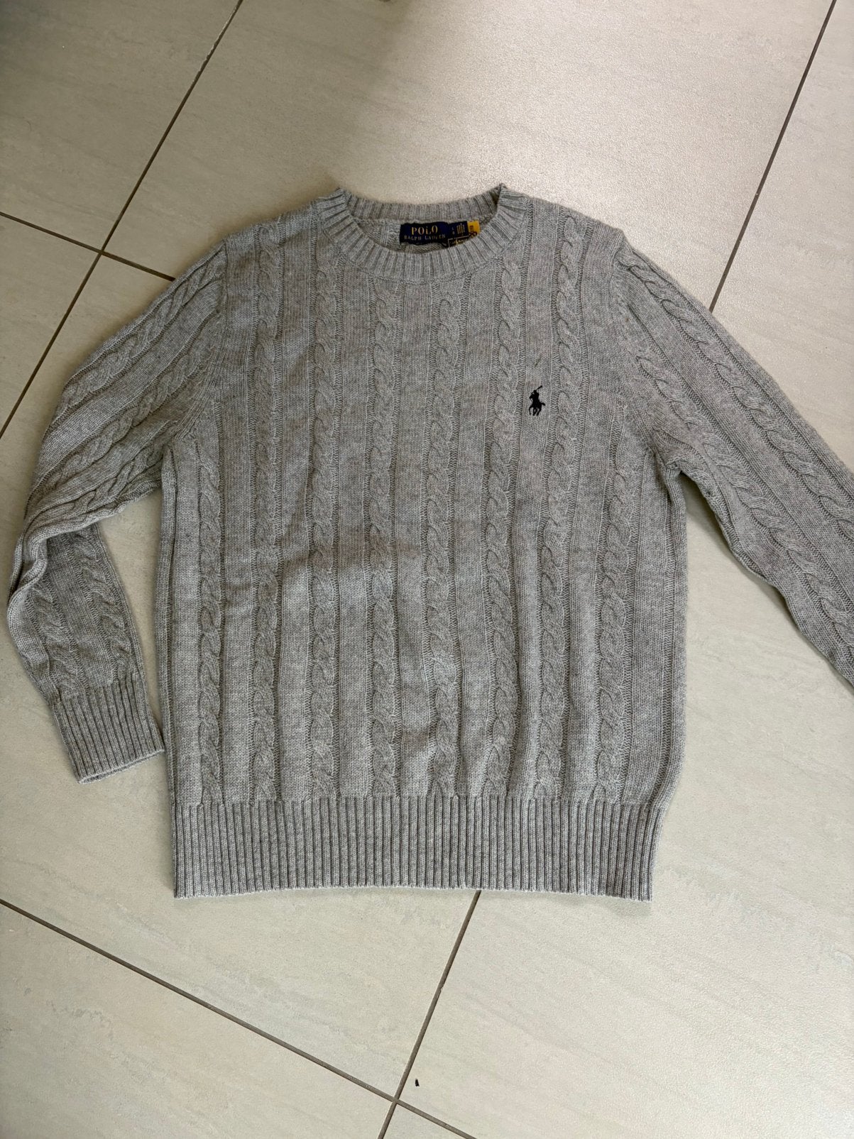 Ralph lauren trui maat L nieuw met labels, Kleding | Heren, Ophalen of Verzenden, Zo goed als nieuw, Maat 52/54 (L), Grijs