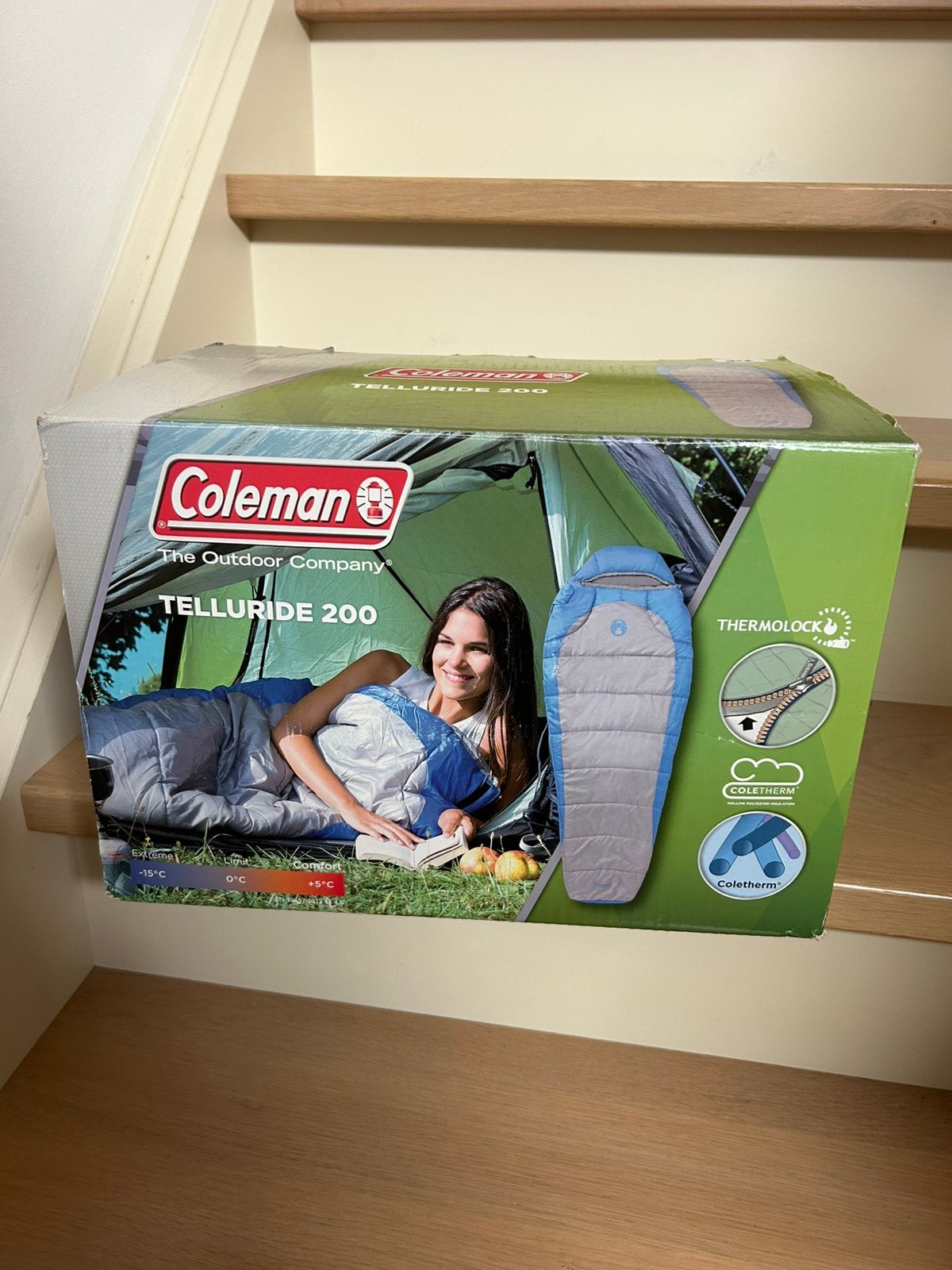 Coleman Telluride 200 slaapzak – nieuw, Caravans en Kamperen, Ophalen of Verzenden, Nieuw
