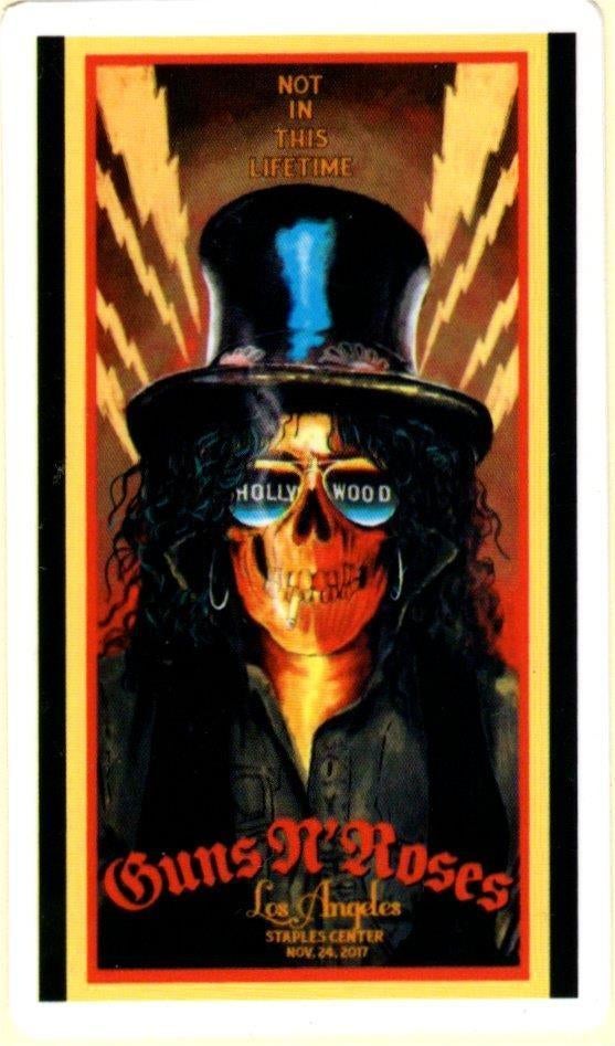 Guns N Roses sticker #7, Verzamelen, Muziek, Artiesten en Beroemdheden, Nieuw, Verzenden