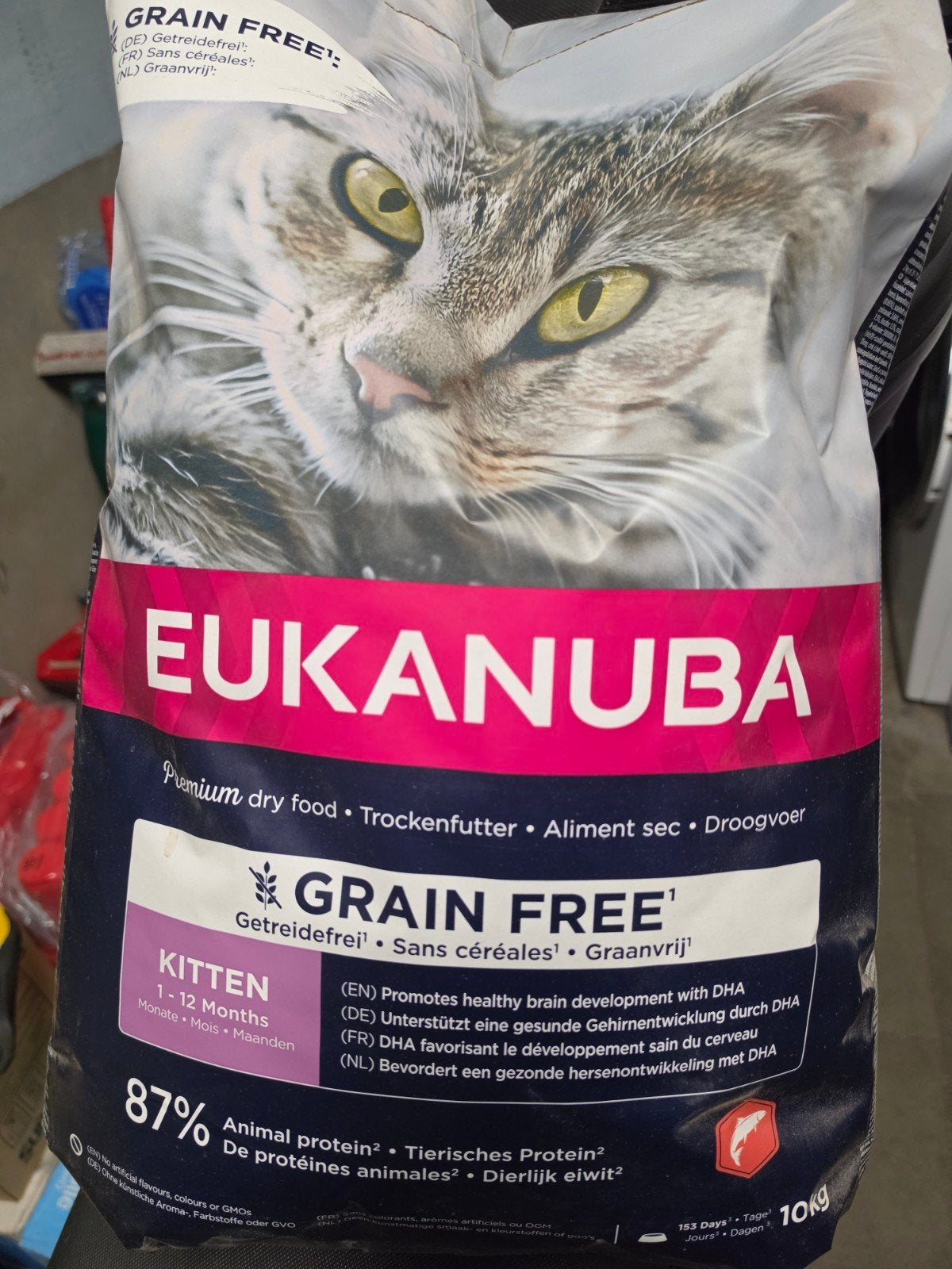 10kg eukanuba kitten graanvrij, Dieren en Toebehoren, Ophalen