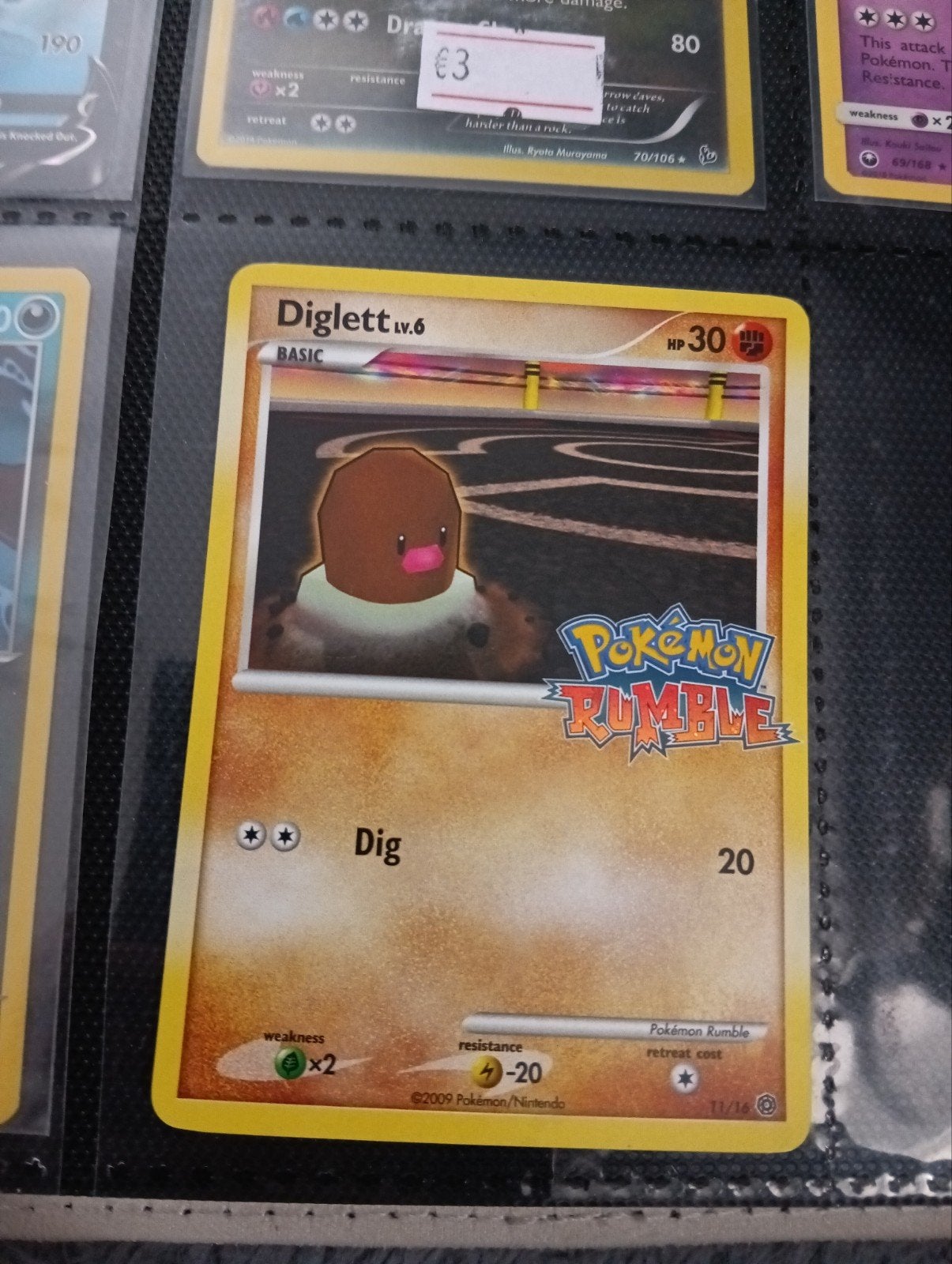 Rumble Pokemon Diglett, Ophalen