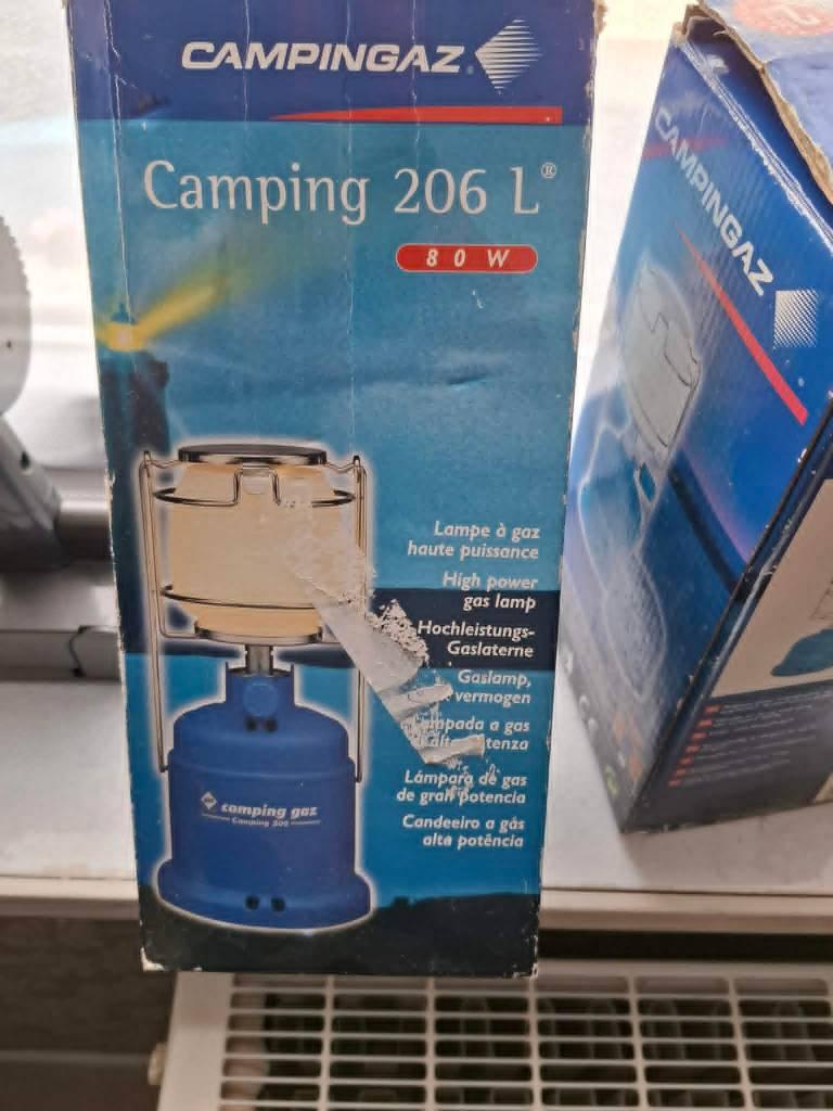 camping gaslamp, Ophalen, Zo goed als nieuw