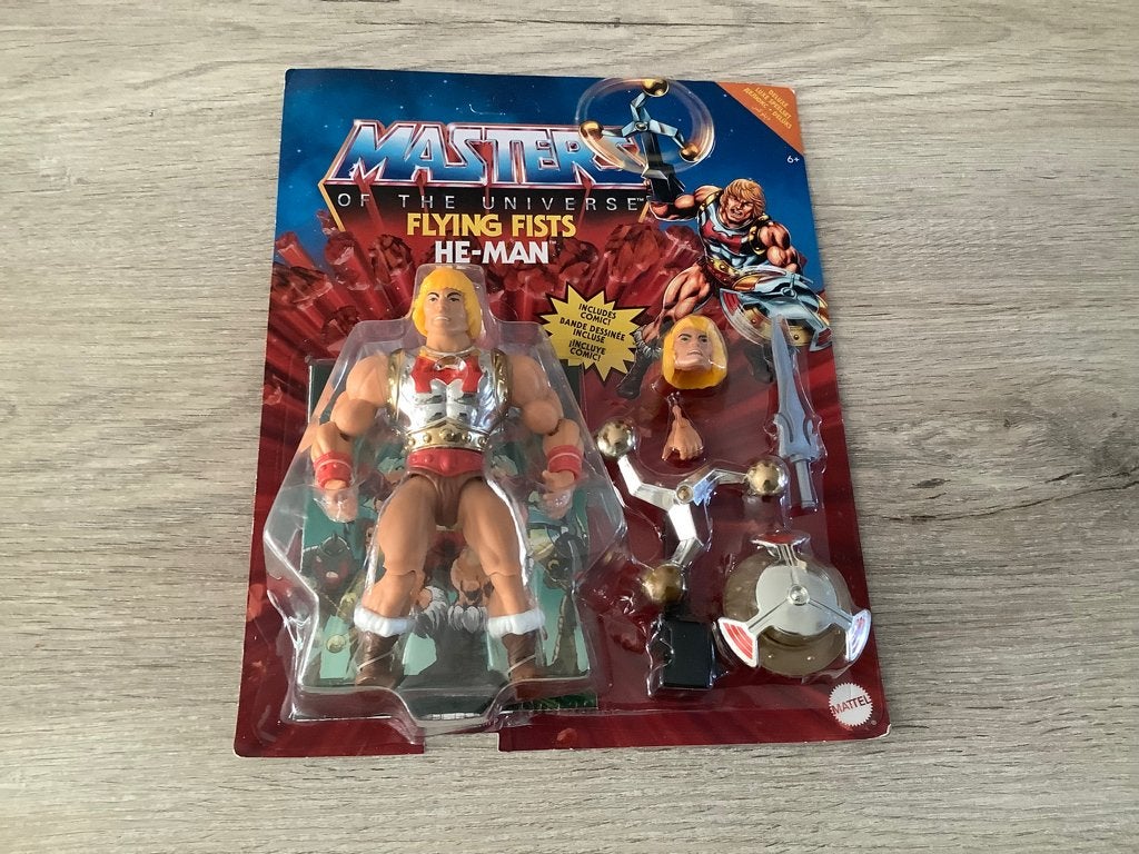 Personnage He-Man du Maître de l'Univers, Flying Fists, Enlèvement ou Envoi, Neuf