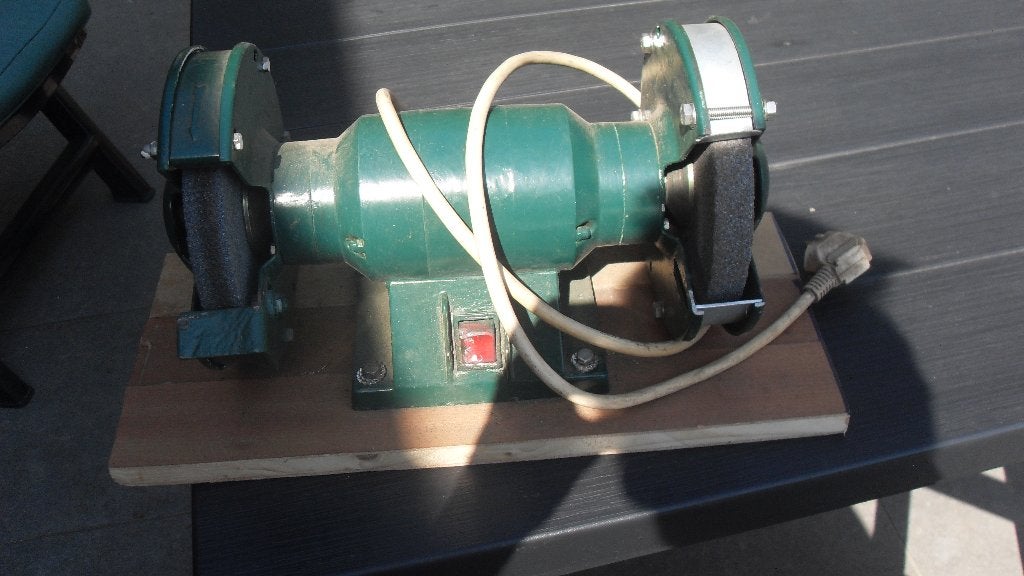 Slijpmolen, Ophalen, Gebruikt, Rechte handslijpmachine
