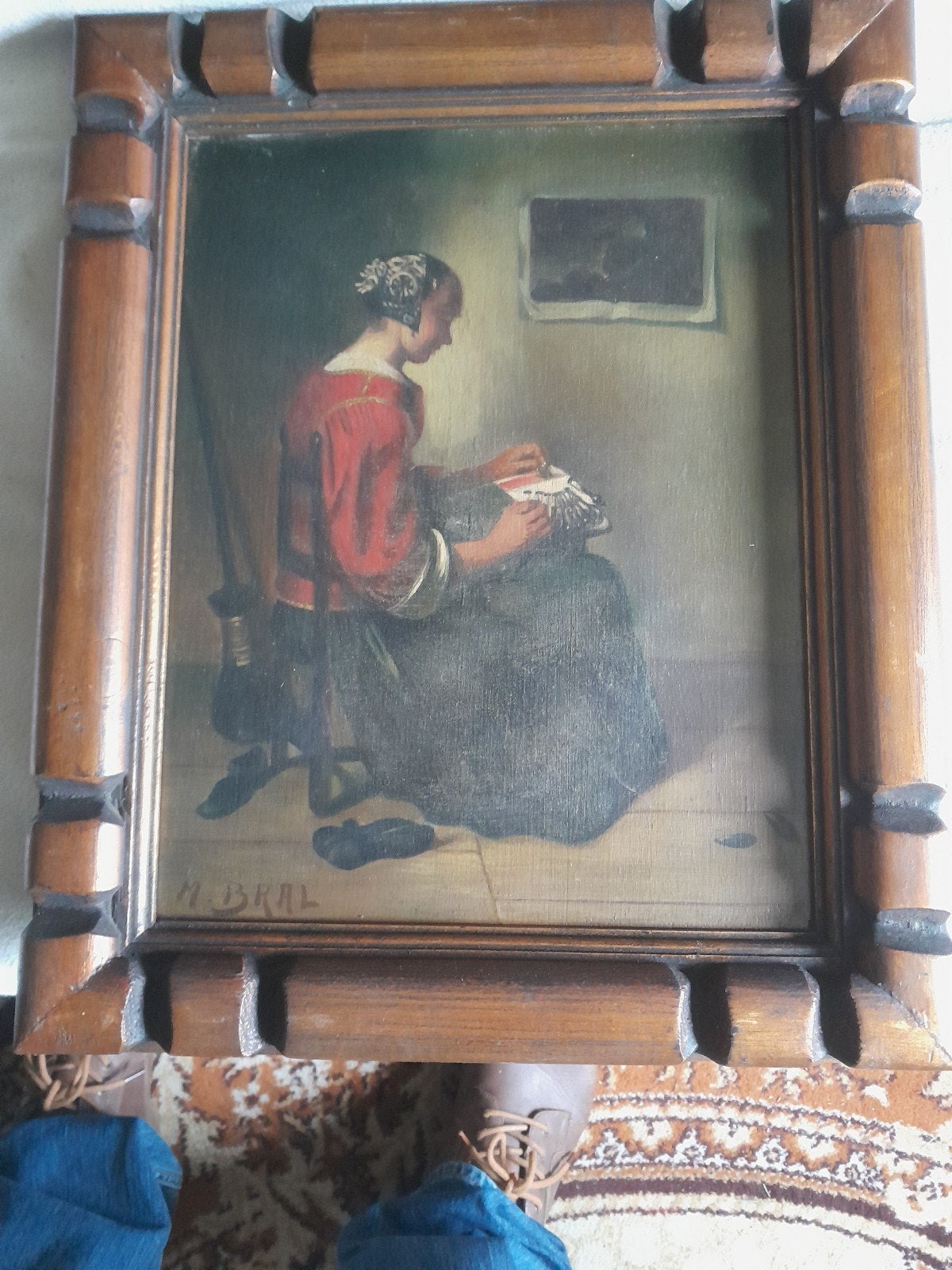 olieverf op paneel, Ophalen of Verzenden, Olieverf, Paneel