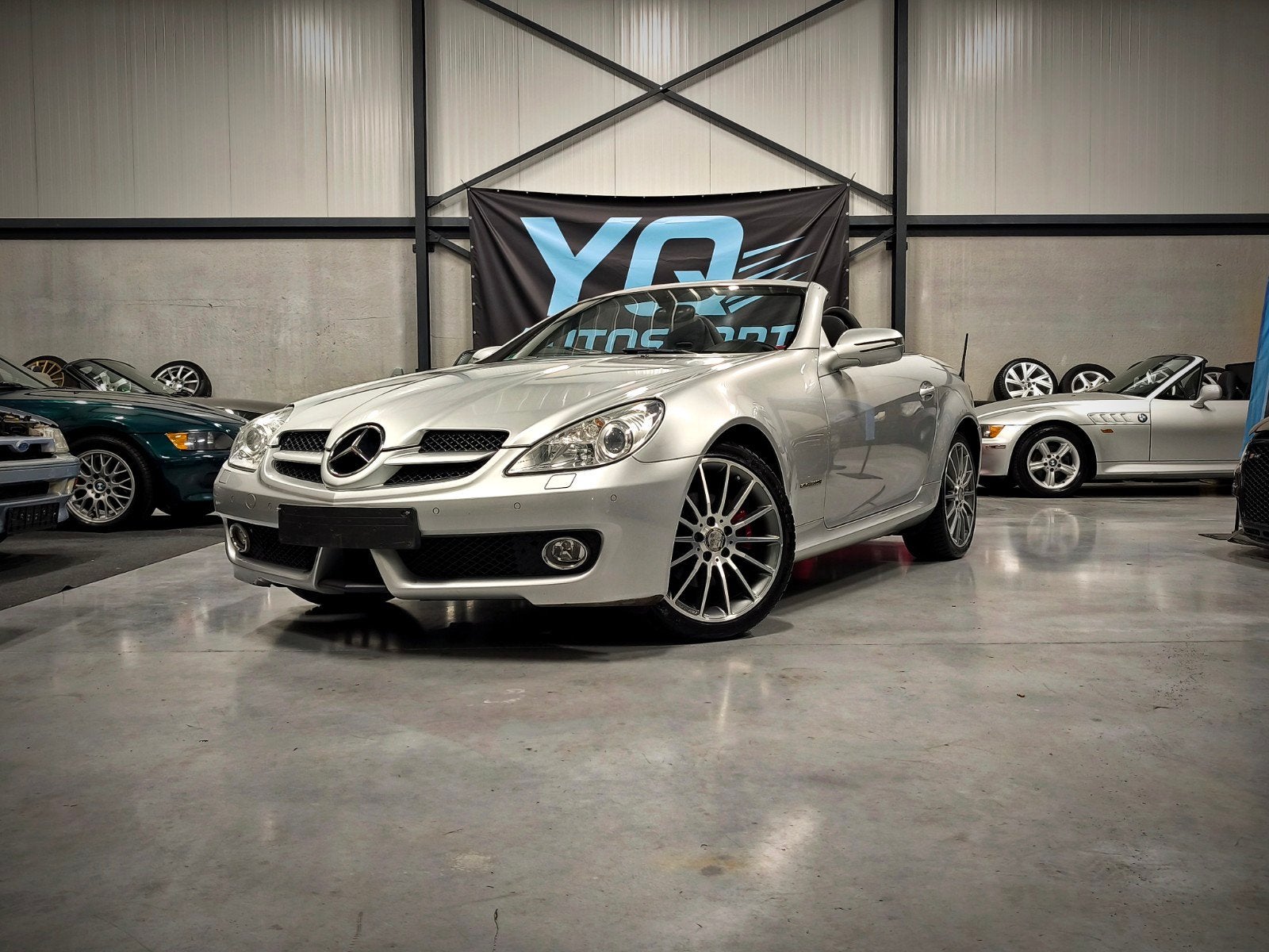 mercedes-benz SLK 200 AMG, Autos, Cuir, Argent ou Gris, Achat, 135 kW