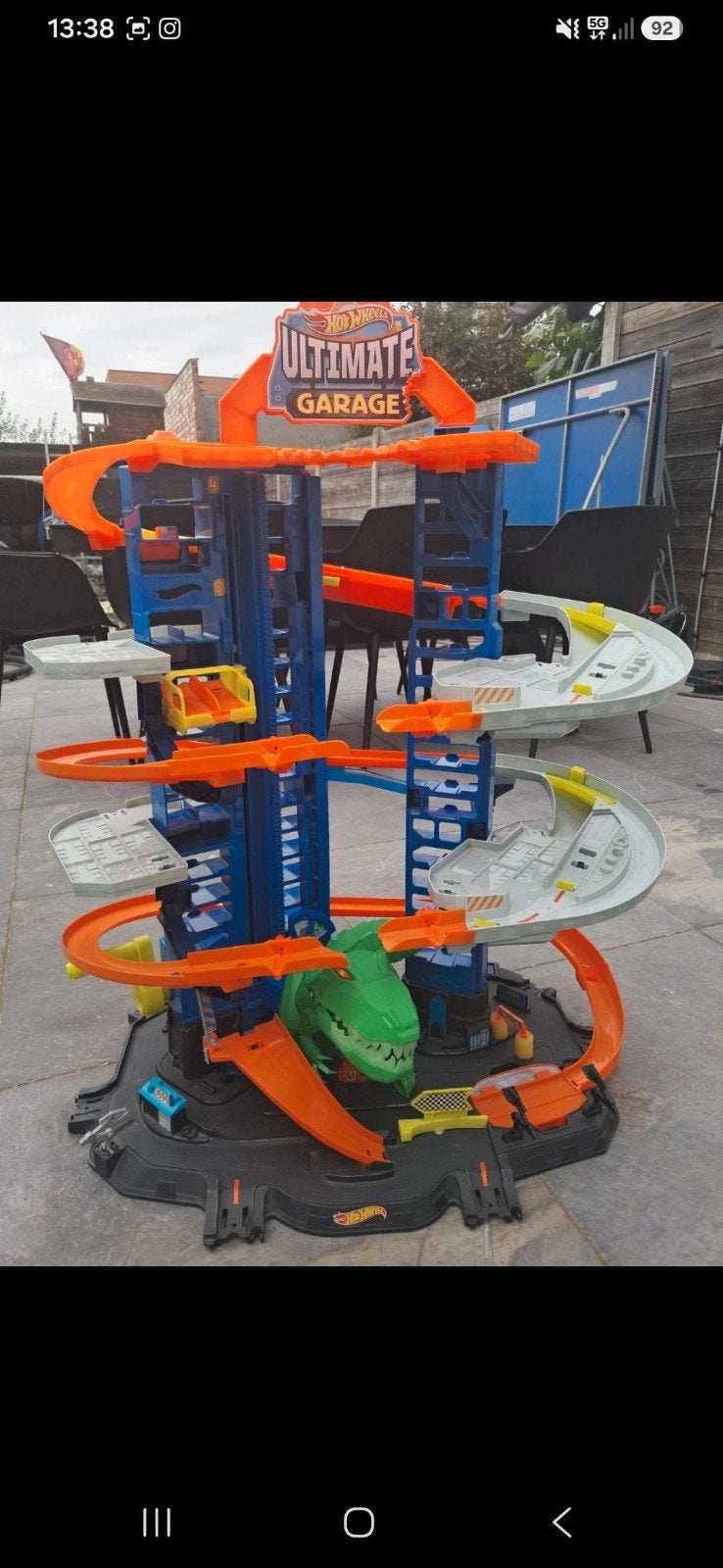 Garage Hotwheels, Kinderen en Baby's, Ophalen, Zo goed als nieuw, Hot Wheels
