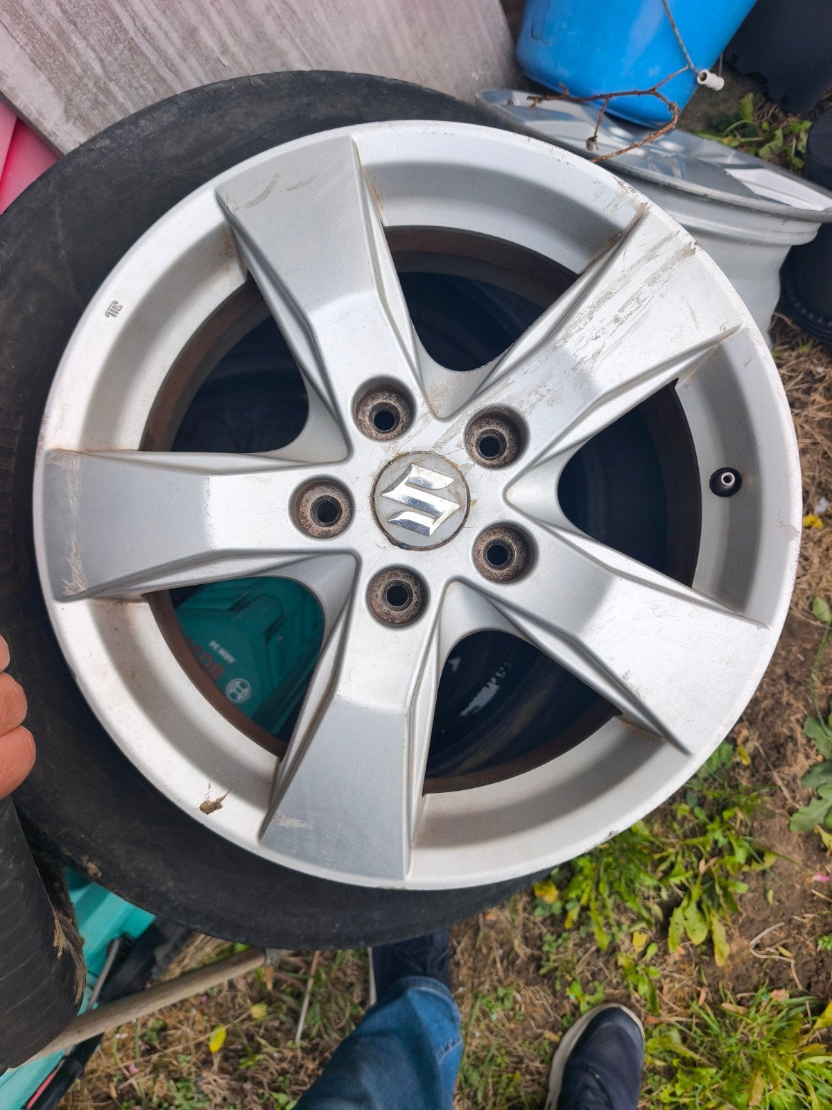 Suzuki 16" aluminium velgen of Toyota, Lexus, Ophalen, Gebruikt, Velg(en), 16 inch
