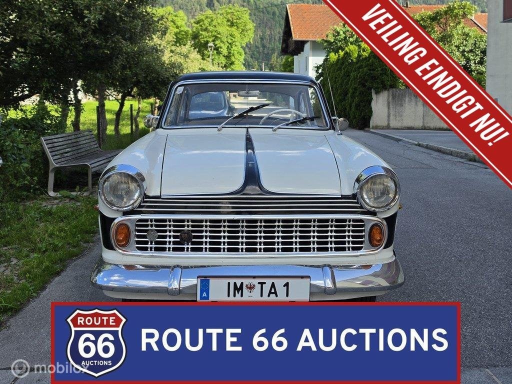 Ford Taunus 12M | 1961 | Route 66 Auctions, Auto's, Zwart, Bedrijf, Handgeschakeld, Overige carrosserie