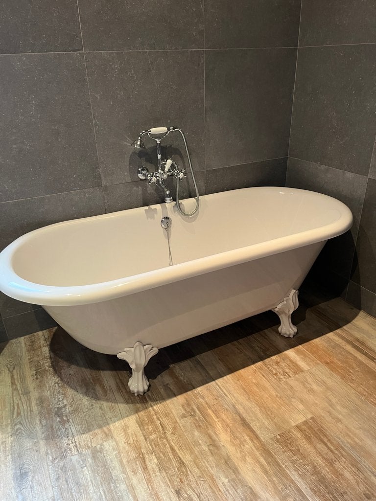 Baignoire, robinetterie rétro/vintage.Ensemble complet, Enlèvement, Utilisé