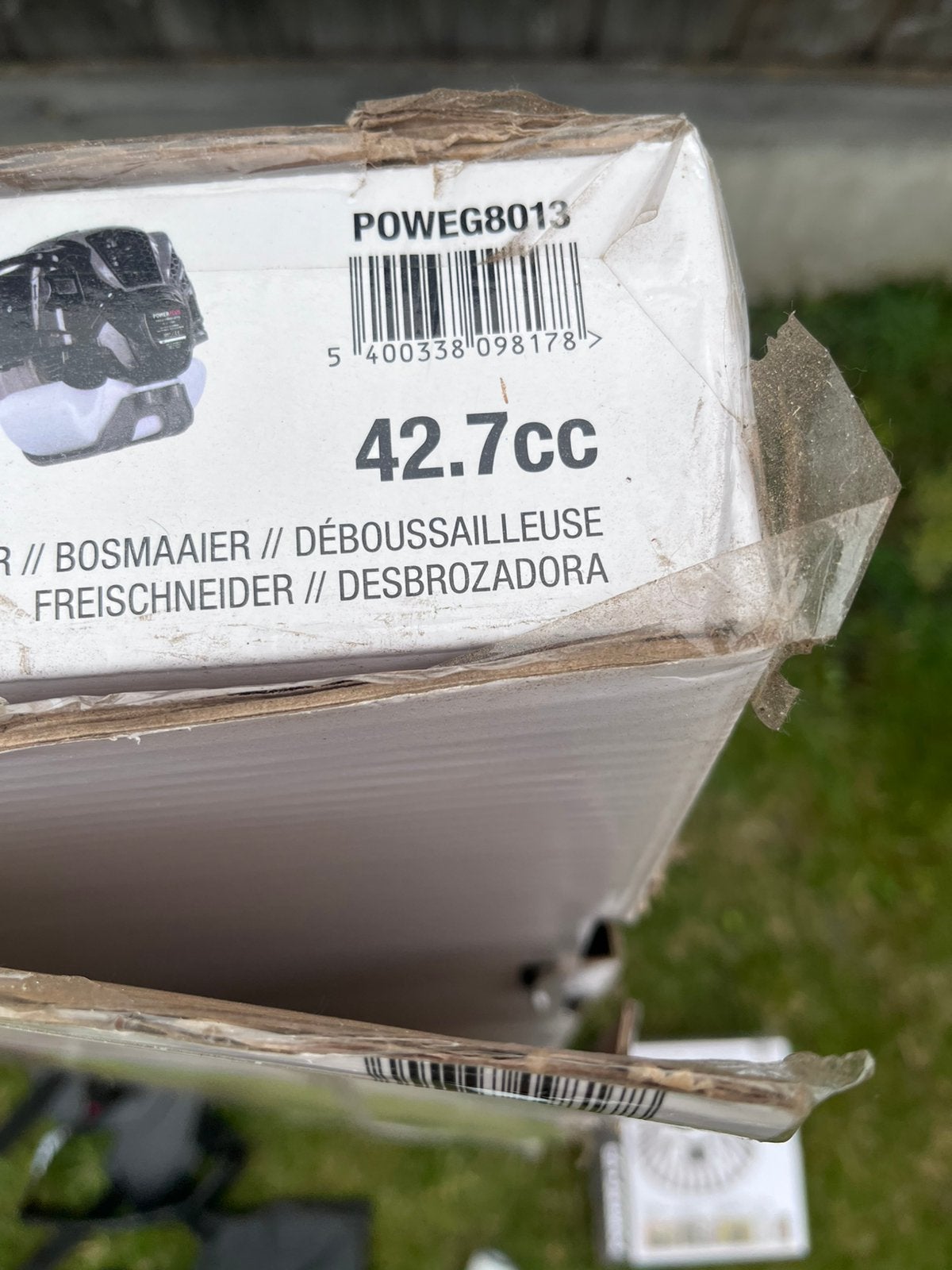 Powerplus POWEG8013 2-in-1 benzine bosmaaier en grastrimmer, Ophalen of Verzenden, Zo goed als nieuw, 10 tot 30 cm, Benzine