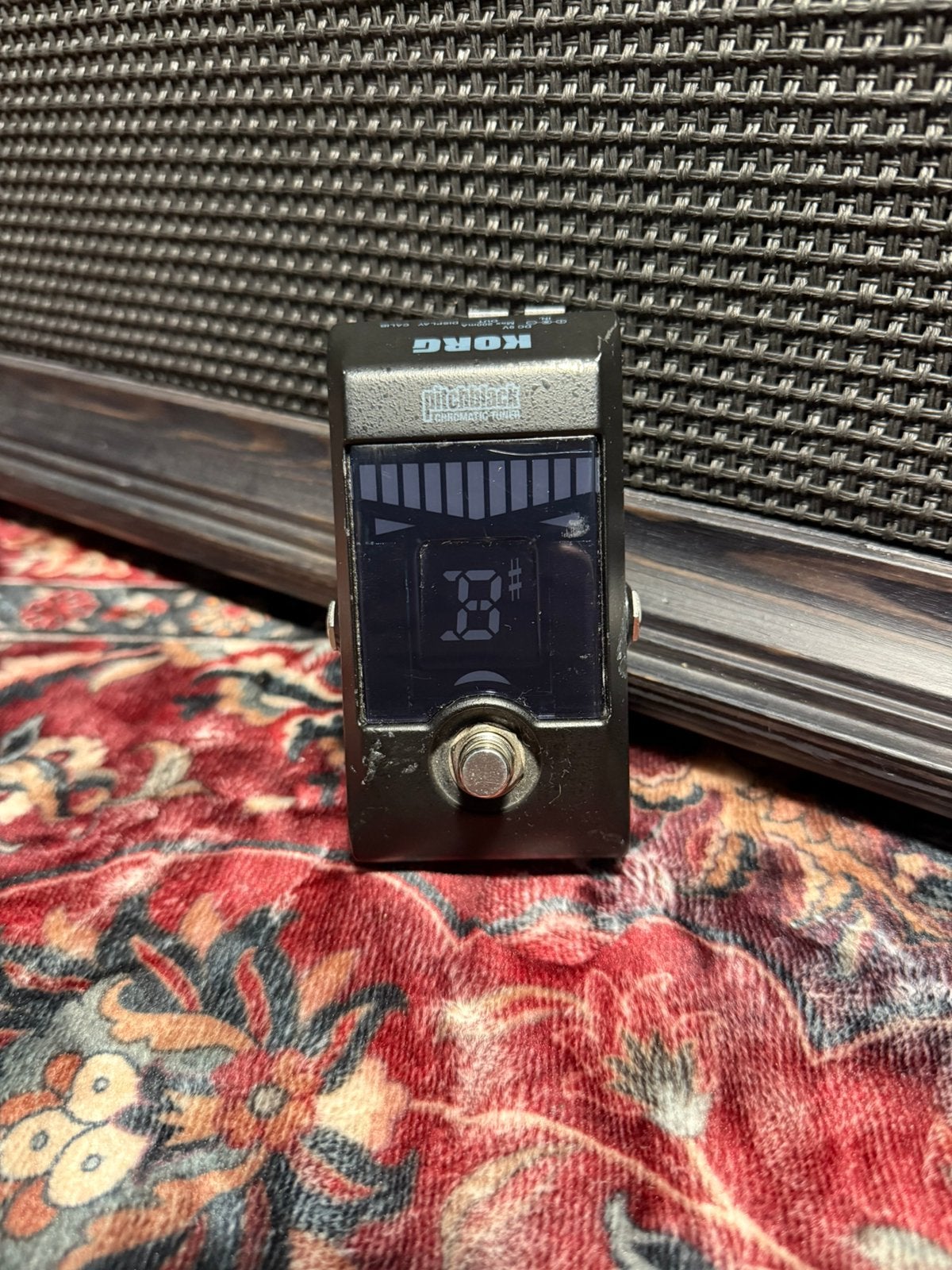 Korg Pitchblack Chromatic Tuner – Gitaar en Bas Tuner, Ophalen of Verzenden, Gebruikt, Overige typen