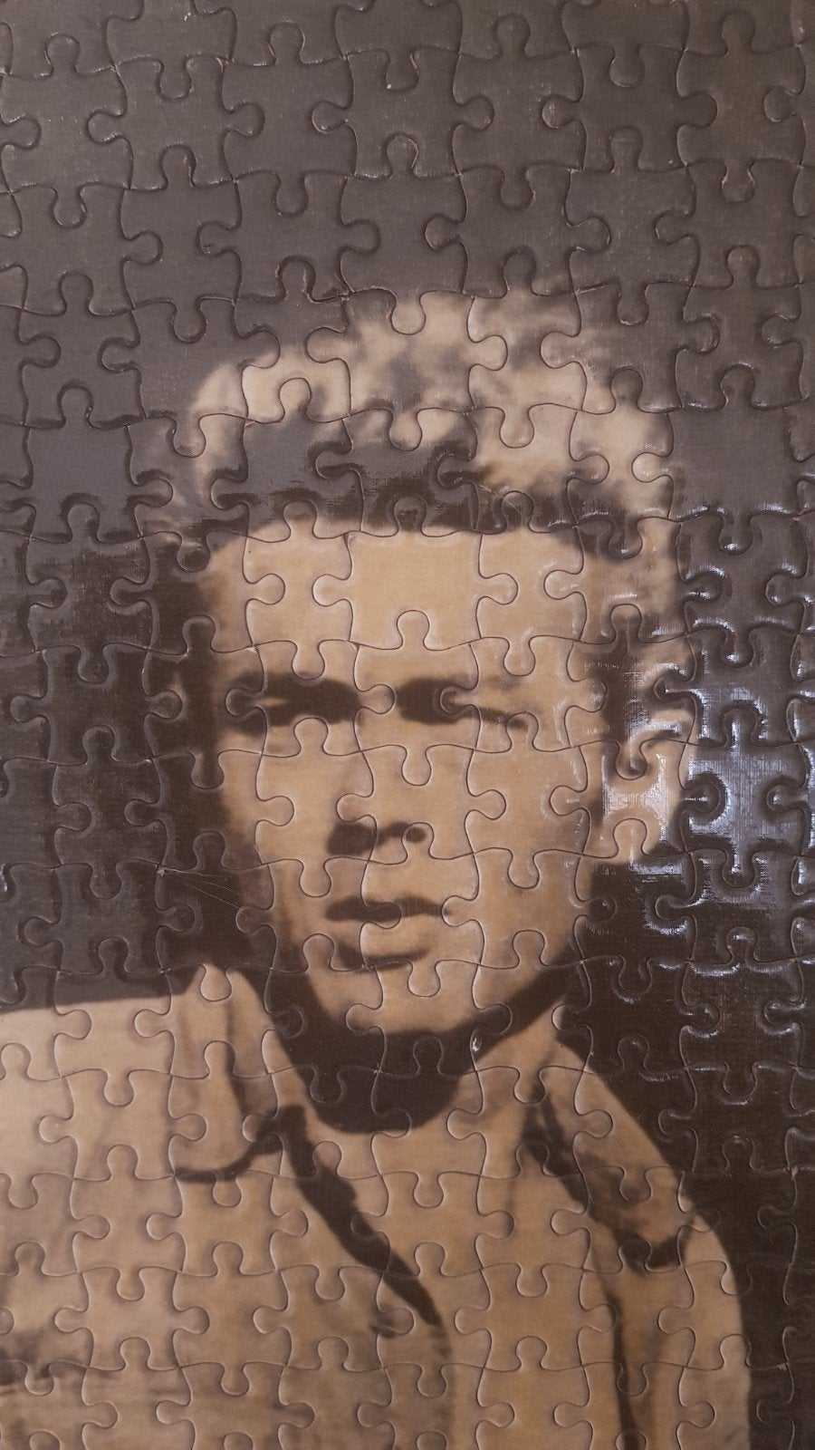 ingekaderde puzzel James Dean., Ophalen, Zo goed als nieuw