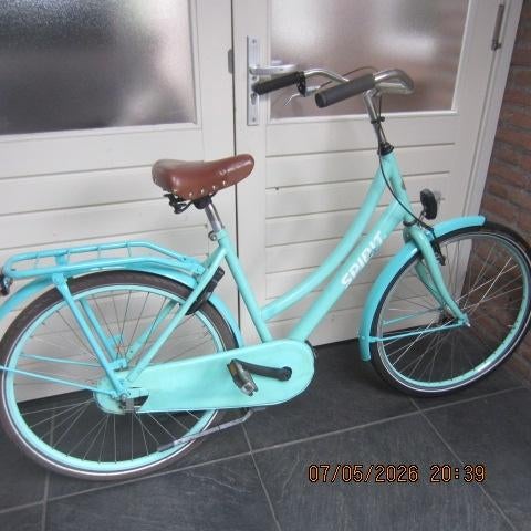 TE KOOP OMAFIETS WIELMAAT 26 INCH ZIE FOTO S, Fietsen en Brommers, Ophalen, Terugtraprem, Gebruikt, Handrem