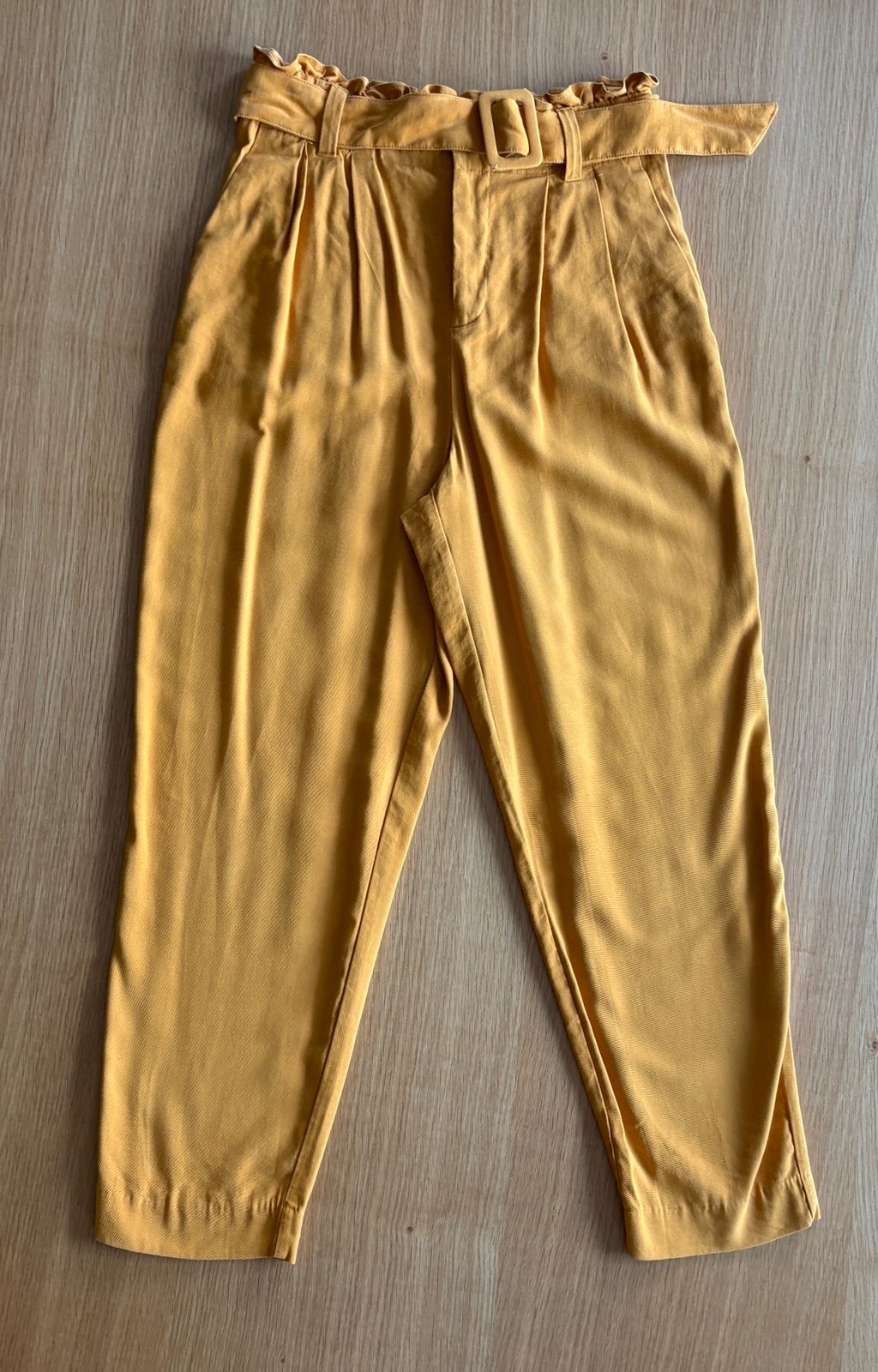 Pantalon jaune moutarde CACHE CACHE - 36/38 - 15€, Trois-quarts, Taille 36 (S), Comme neuf, Jaune
