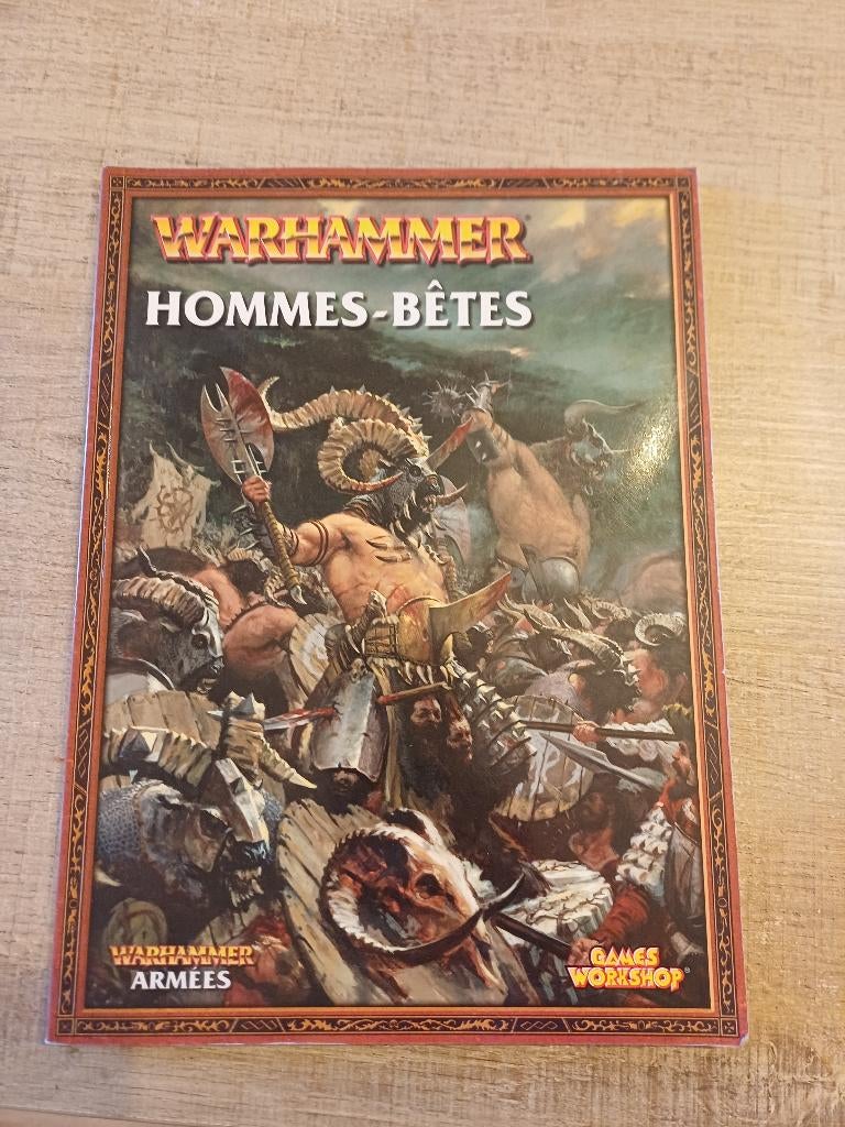 [Vente] Livre d'armée Hommes-bêtes, Enlèvement ou Envoi, Utilisé, Warhammer, Livre ou Catalogue
