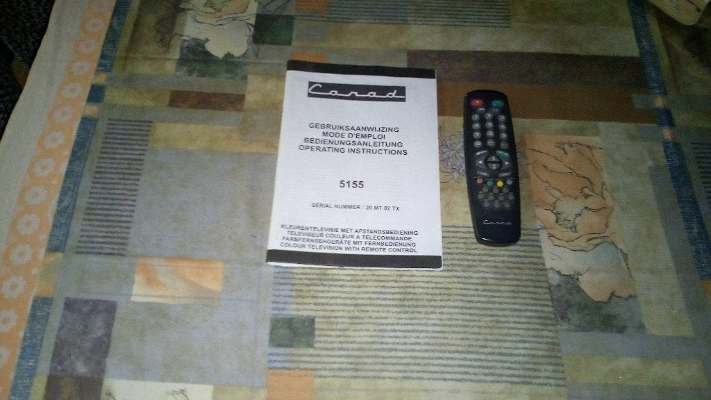 Afstandsbediening Carad, Enlèvement, Utilisé, TV