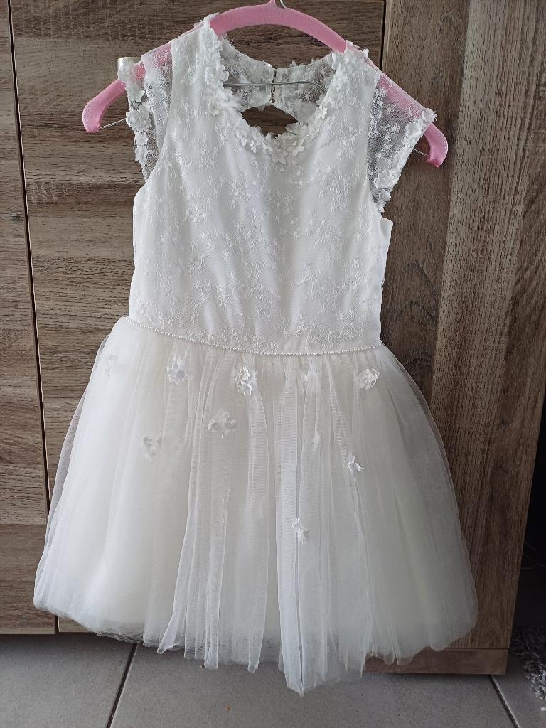 Prachtig communie kleedje, Robe ou Jupe, Comme neuf, Enlèvement, Linea Raffaelli
