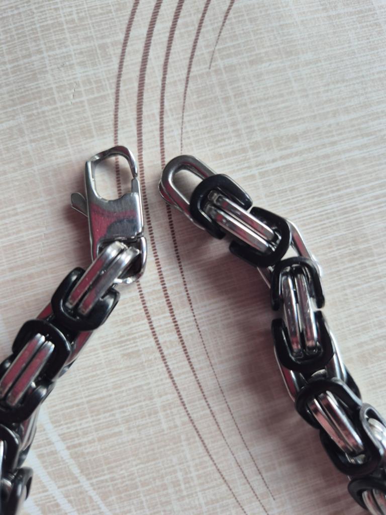 Halsketting, Handtassen en Accessoires, Kettingen, Ophalen, Overige materialen, Verstelbaar, Zwart