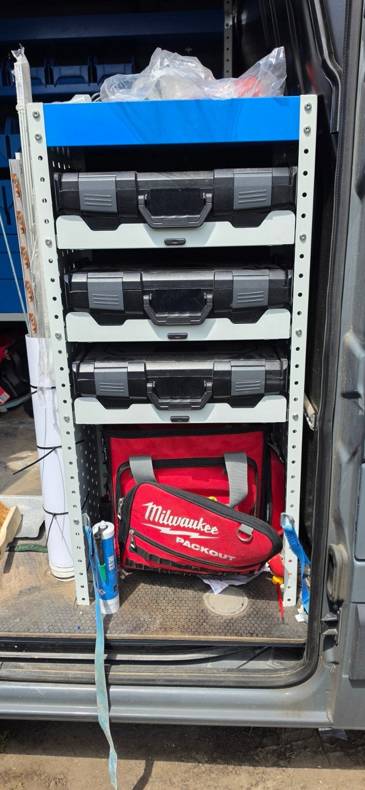 Bedrijfswagen inrichting voor L boxx, Ophalen