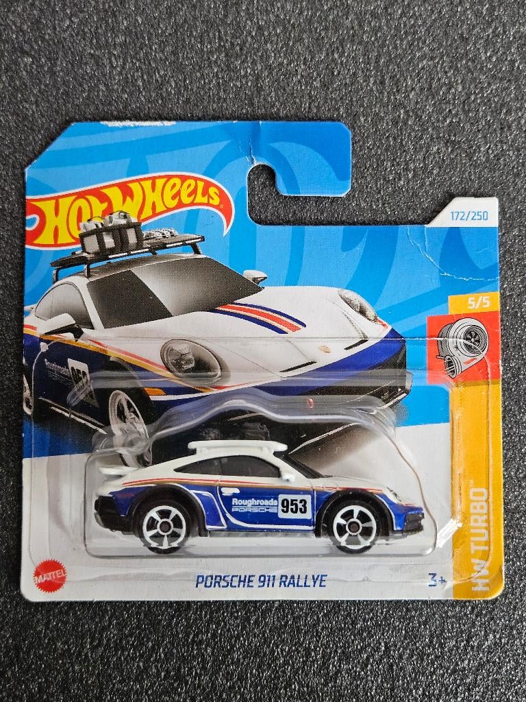 1/64 Hot Wheels HRY70 Porsche 911 Rallye #953, Ophalen of Verzenden, Nieuw, Auto