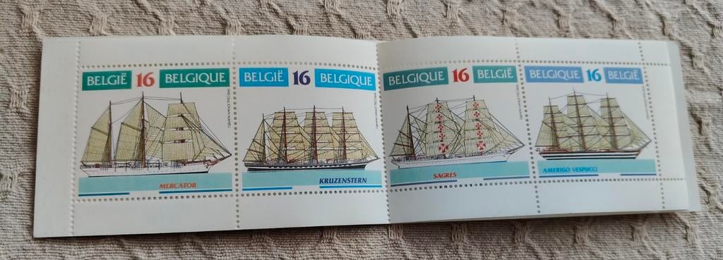 Postzegels zeilschepen 1995, Ophalen, Niet gestempeld, Postzegelboek, Zonder envelop