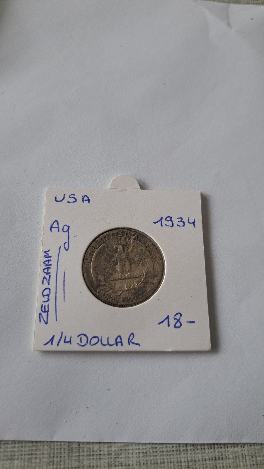 États-Unis 1/4 dollar 1934 AG, Enlèvement ou Envoi