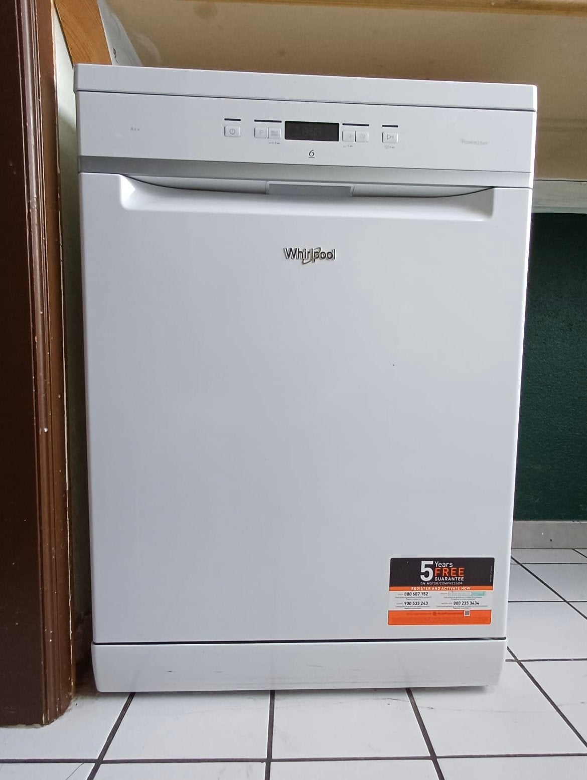 Vaatwasser Whirlpool WFC 3C26 P, Enlèvement, Utilisé, Autoportant