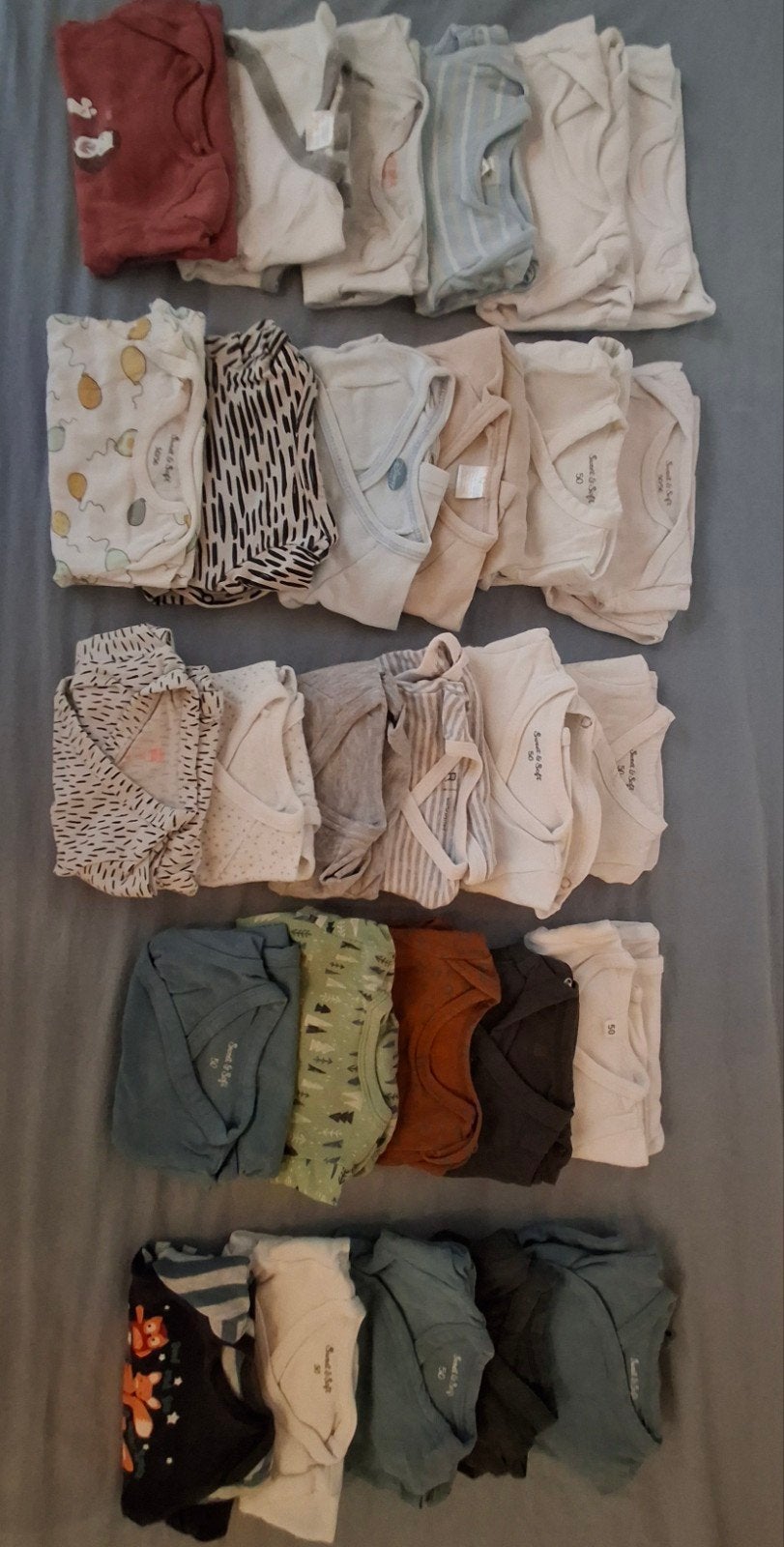 Uitgebreid pakket babykleding voor jongens maat 50 en maat 5, Enlèvement, Comme neuf, Taille 50