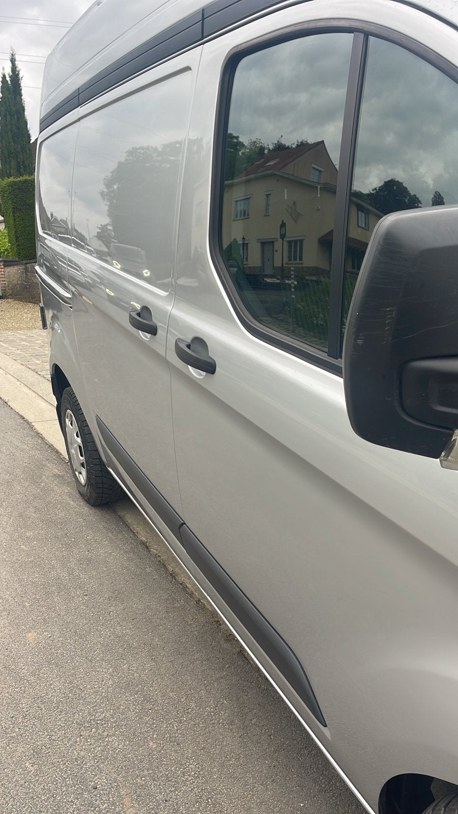 Ford transit custom - kapotte motor + turbo, Auto's, 4 deurs, Stof, Parkeersensor, Particulier