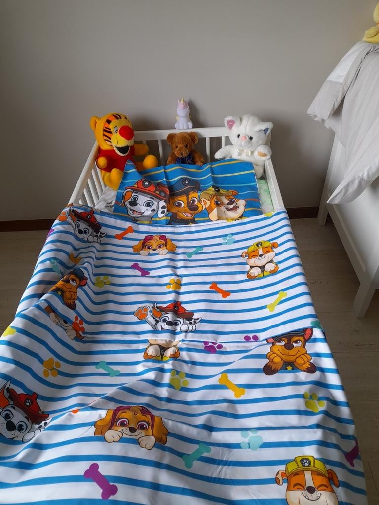 1persoons dekbedovertrek (zomer) Paw Patrol, Ophalen, Nieuw, Jongetje of Meisje, Dekbedovertrek
