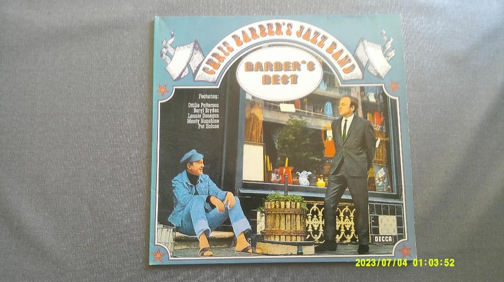 Chris Barber's Jazz Band – Barber's best (2 LP), Ophalen of Verzenden, Gebruikt, Jazz