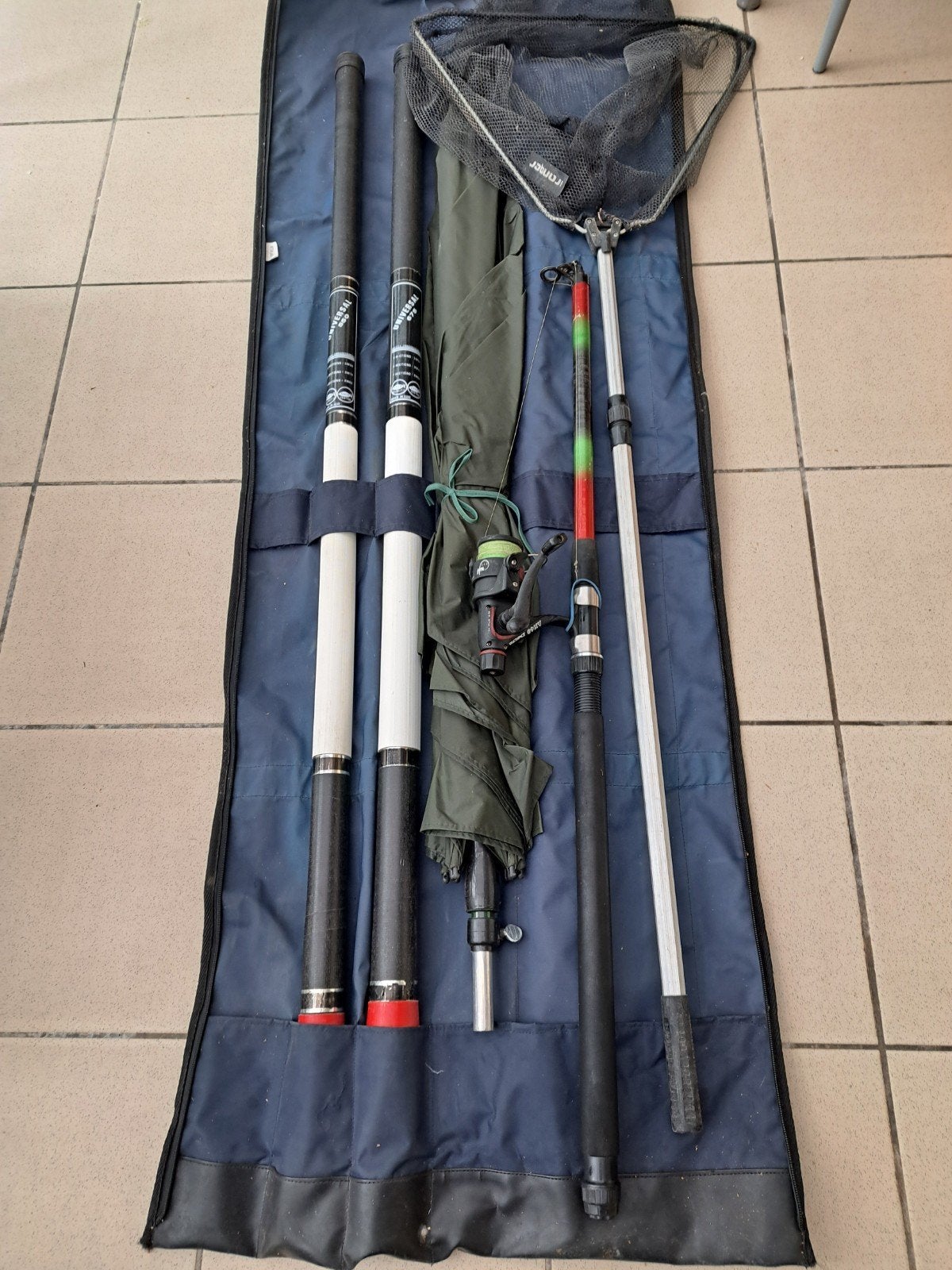 voor 90€ hengelen alles erop en eraan 7 delig set als nieuw, Sports nautiques & Bateaux, Pêche à la ligne | Poissons blancs, Enlèvement