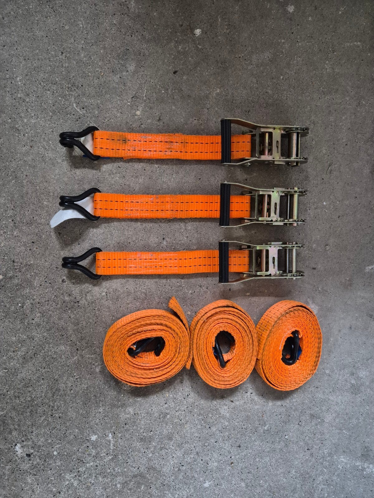 3 spanriemen in nieuwe staat, Auto diversen, Aanhangwagen-onderdelen, Ophalen
