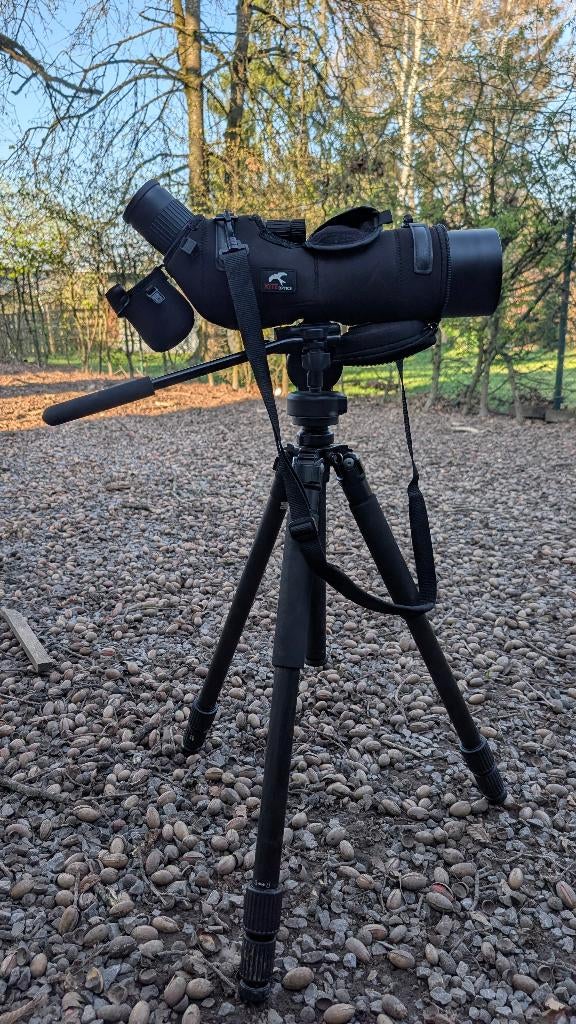 Longue-vue Kite Optics SP-ED 82 + 25-50x WA + Trépied, TV, Hi-fi & Vidéo, Enlèvement, Utilisé, Avec trépied