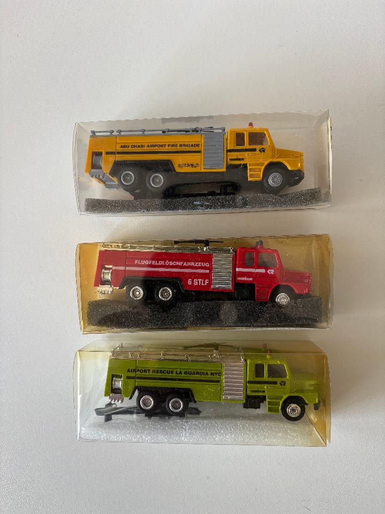 SCANIA 142H ROSENBAUER CRASH TENDER - PRALINE - 1:87, Hobby & Loisirs créatifs, Voitures miniatures | 1:87, Envoi, Neuf, Bus ou Camion