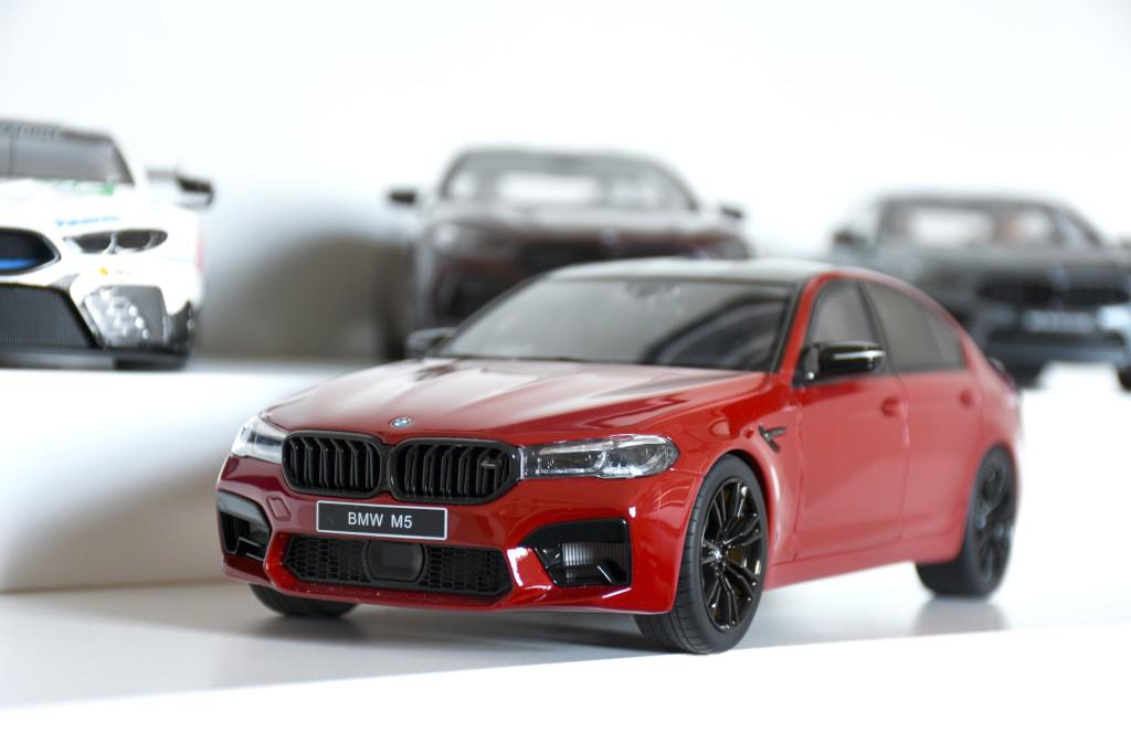 GT Spirit BMW M5 Competition Imola Rouge 1:18, Hobby & Loisirs créatifs, Voitures miniatures | 1:18, Enlèvement, Neuf, Voiture