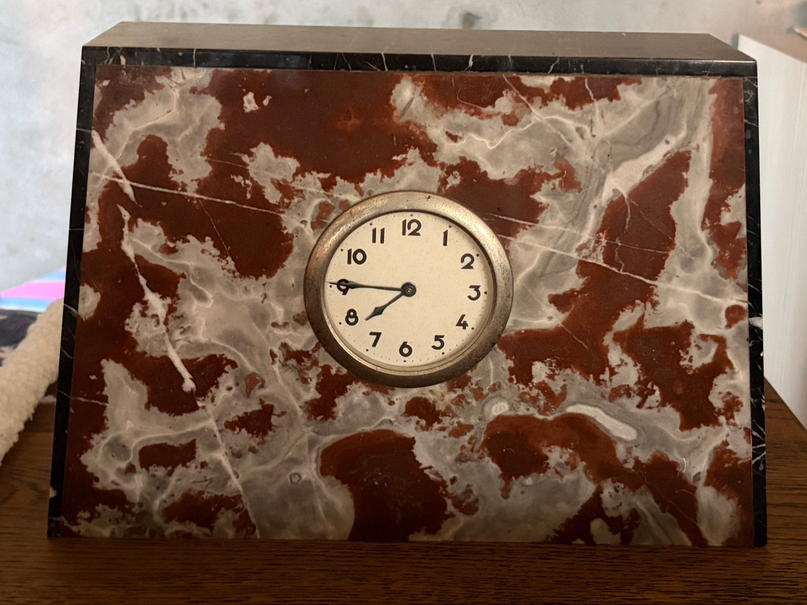 Schouwklok-tafelklok Artdeco, Antiek en Kunst, Ophalen