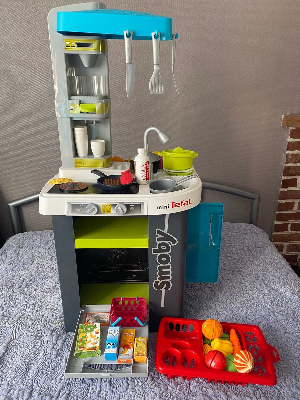 Cuisine enfant SMOBY 100 x 50 x 46 cm bon état général, Enlèvement ou Envoi, Utilisé