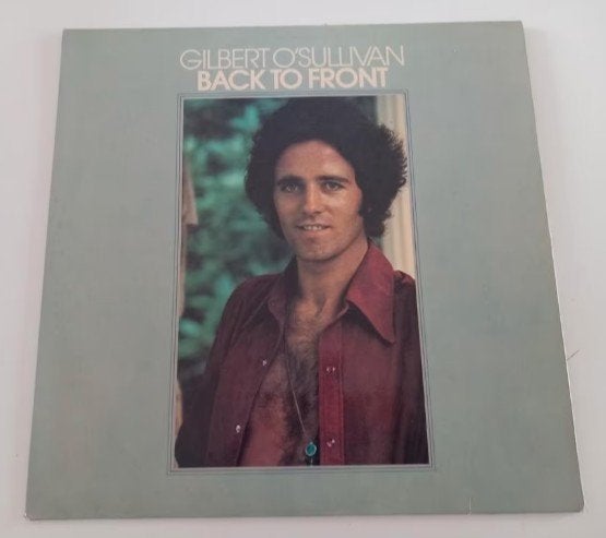 Vinyl LP Gilbert O'Sullivan Back to Front Folk Rock Pop, Ophalen of Verzenden, 12 inch