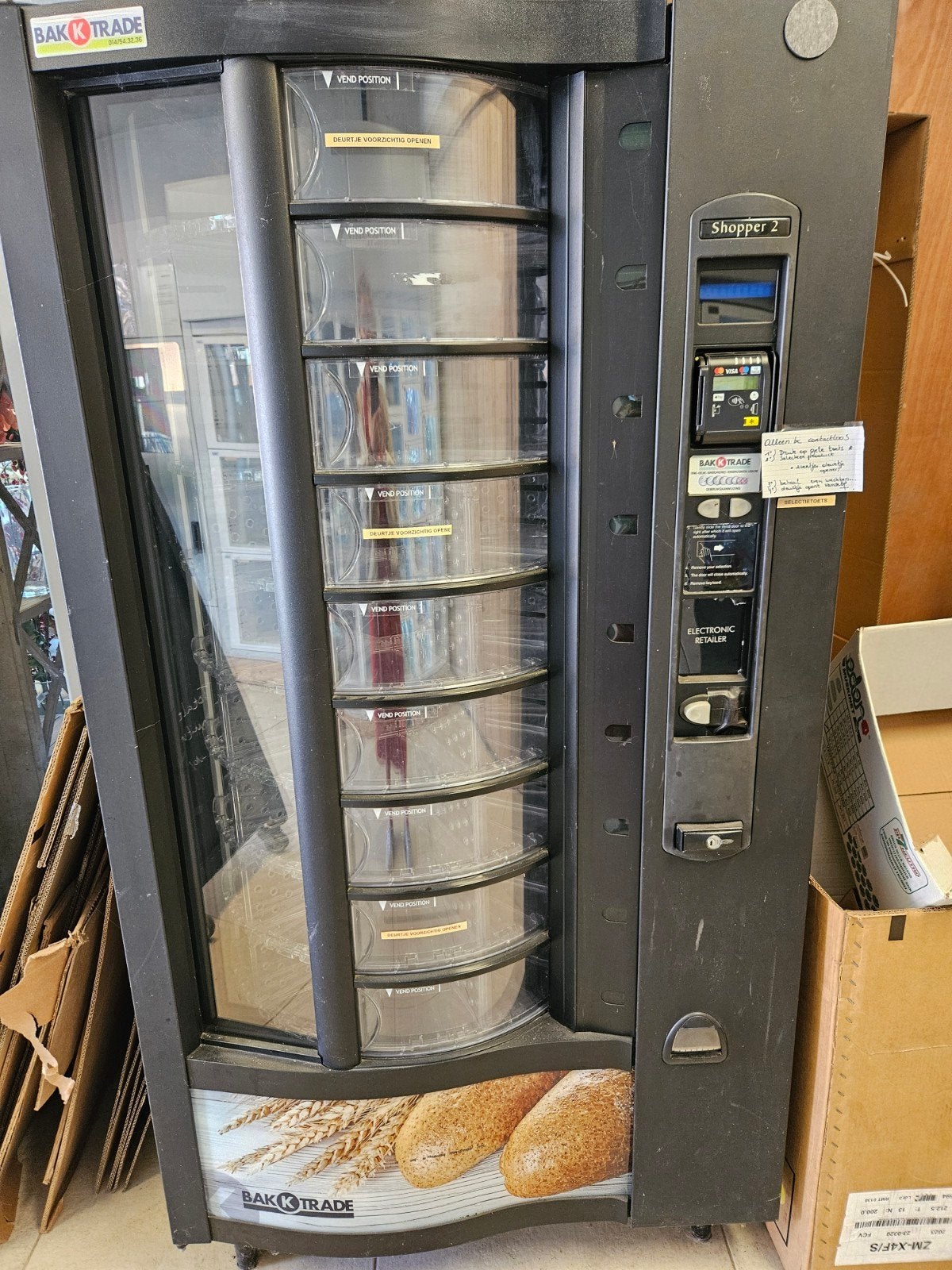 automaat met bc, Collections, Enlèvement, Utilisé
