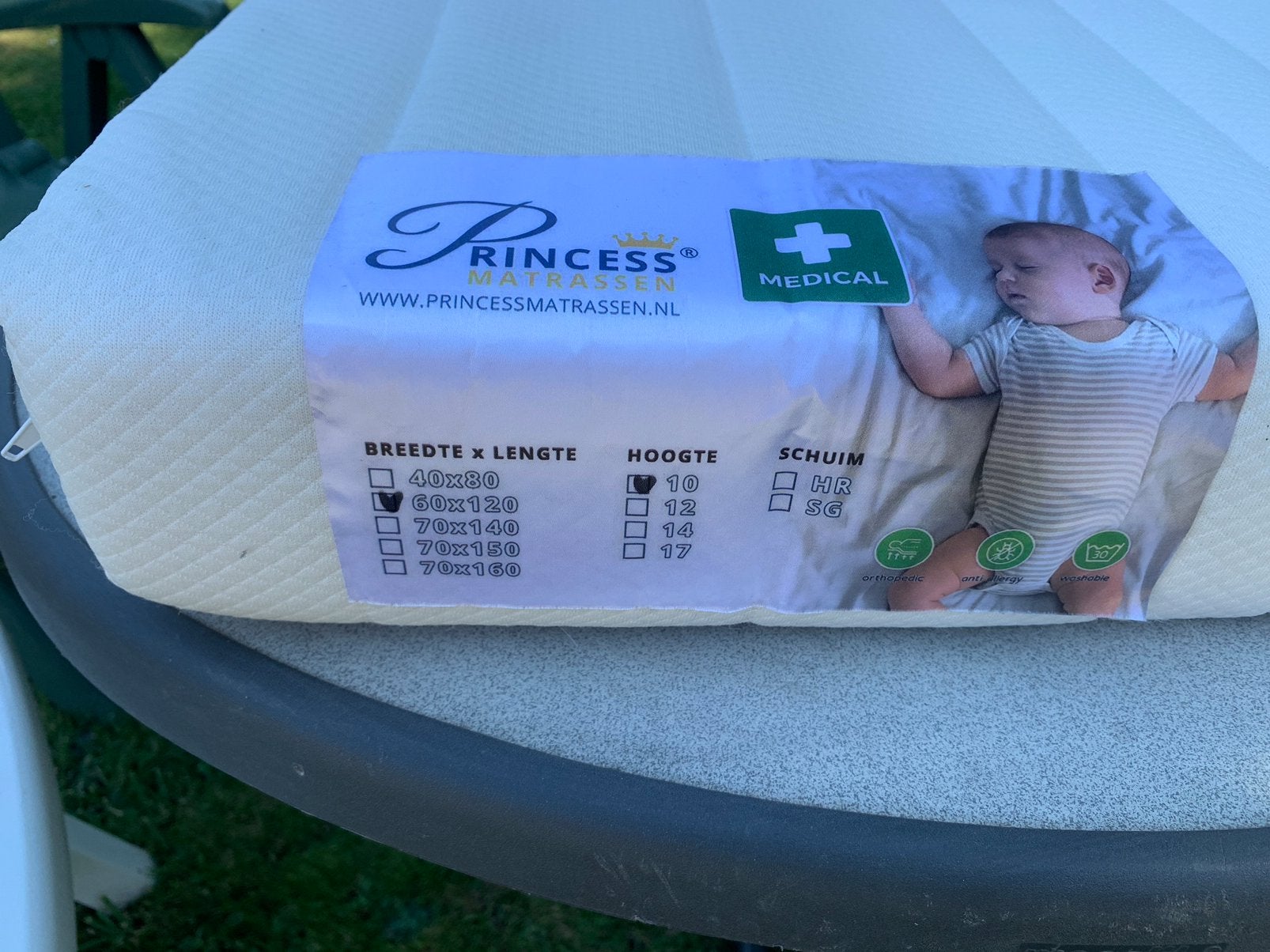 Kindermatras Princess, Kinderen en Baby's, Ophalen, Zo goed als nieuw